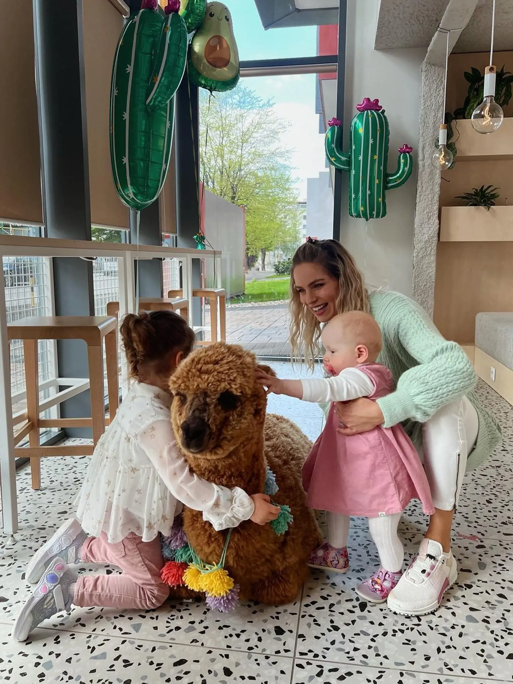 Ivana Gáborík s dcérkami Leiou a Bellou