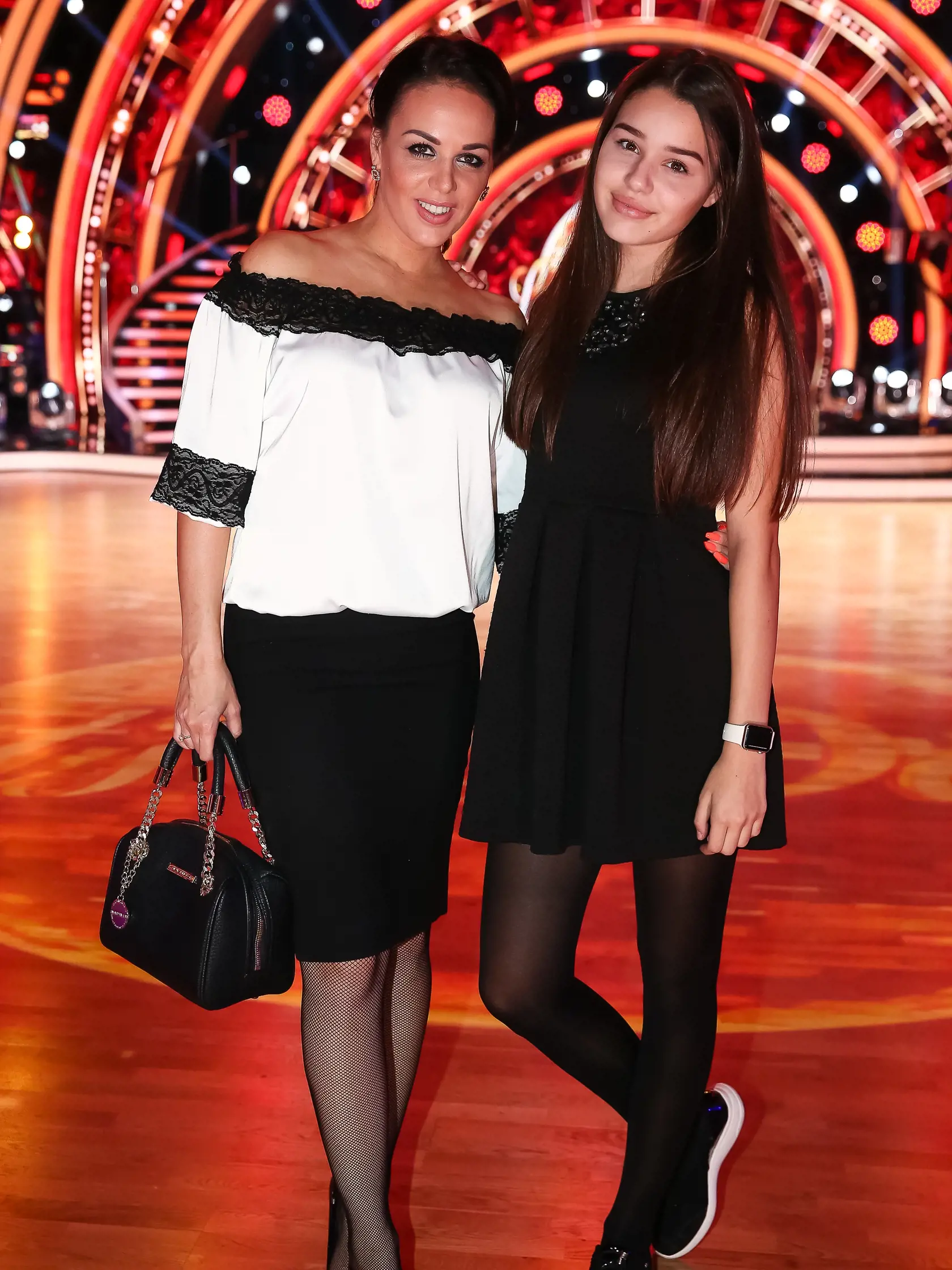1.kolo tanečnej súťaže celebrít Lets Dance v Bratislavskej Inchebe. Na snímke Vanesa Antovská a Karin Haydu