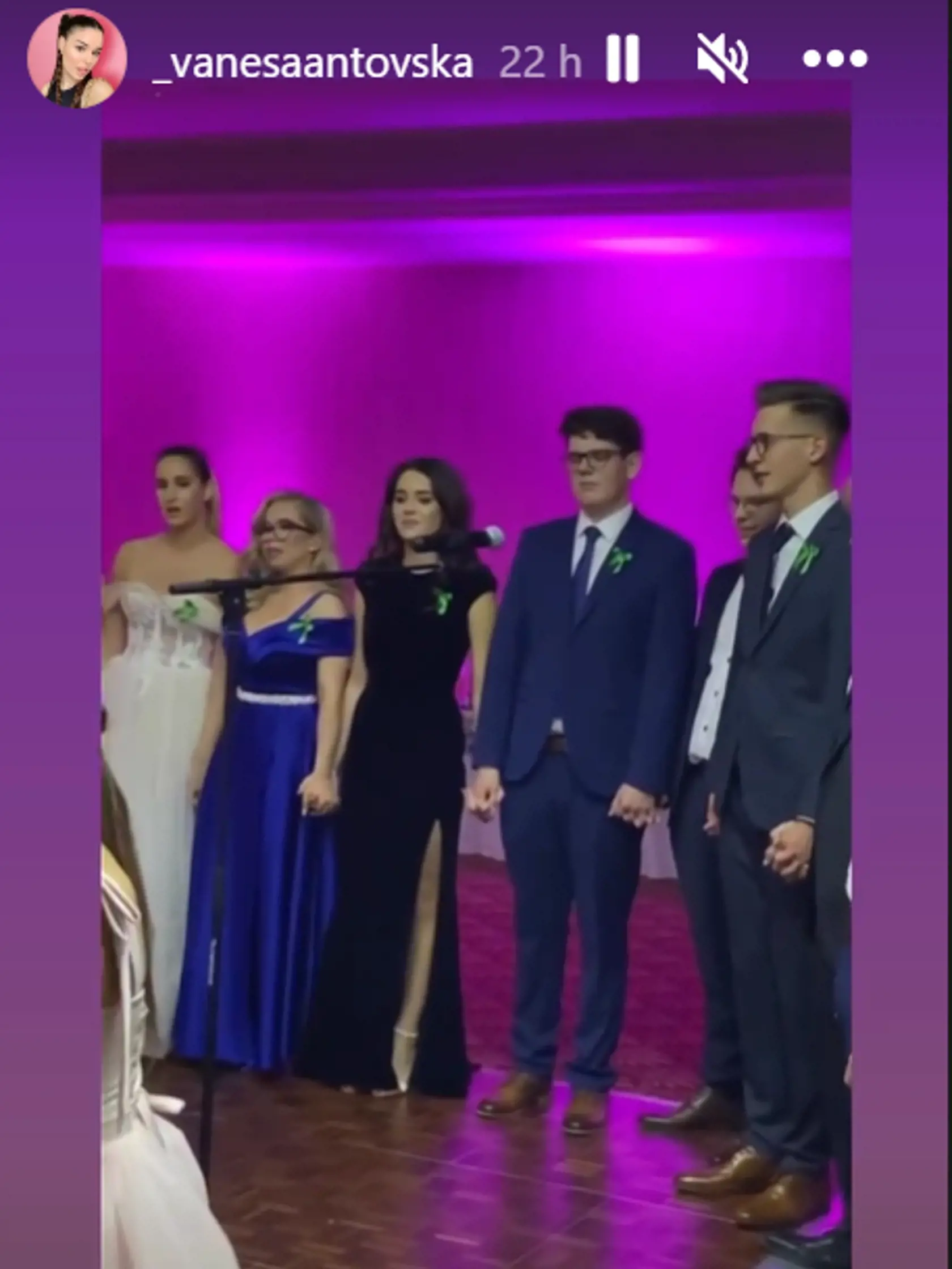 Stužková Vanesy, dcéry Karin Haydu.