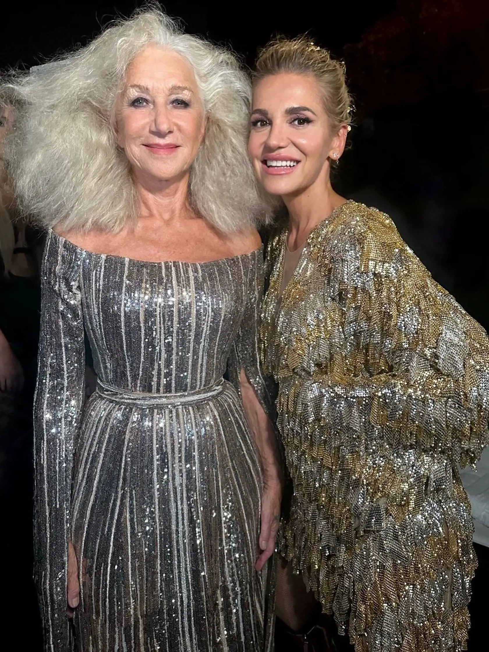 Dara Rolins so slávnou Helen Mirren. Herečka urobila na našu popdivu veľký dojem.