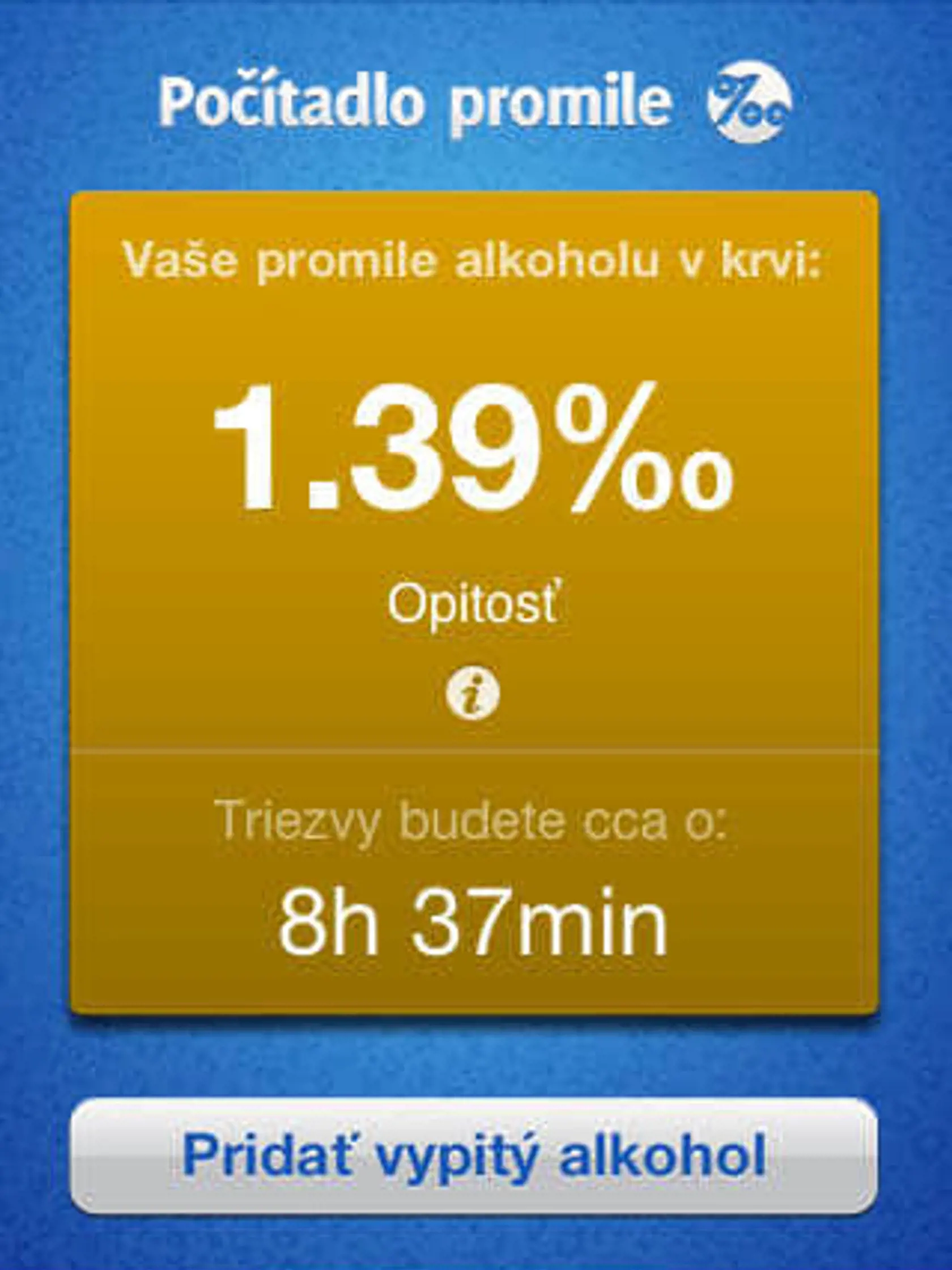 S mobilnými aplikáciami Promile info a PromileLady budete mať svoje pitie pod kontrolou.