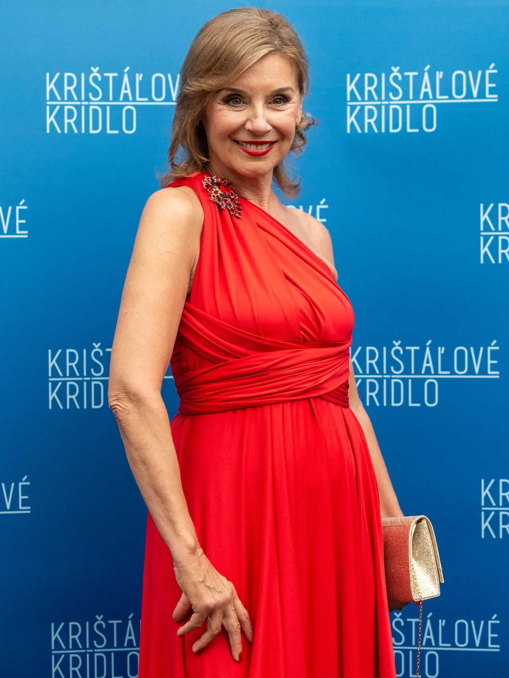 Na snímke galavečera 24. ročníka prestížneho ocenovania Krištáľové krídlo. Na snímke je Alena Heribanová. 