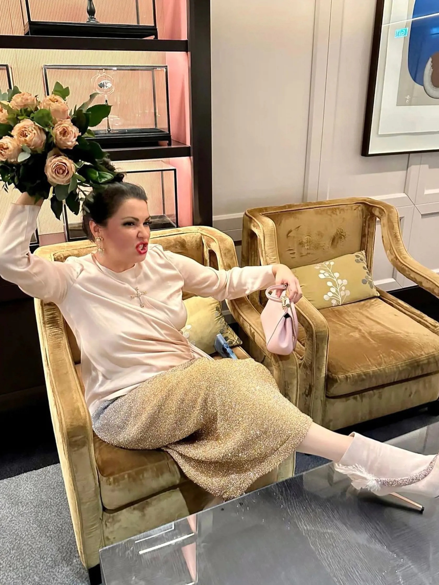 Ruská operná diva Anna Netrebko.
