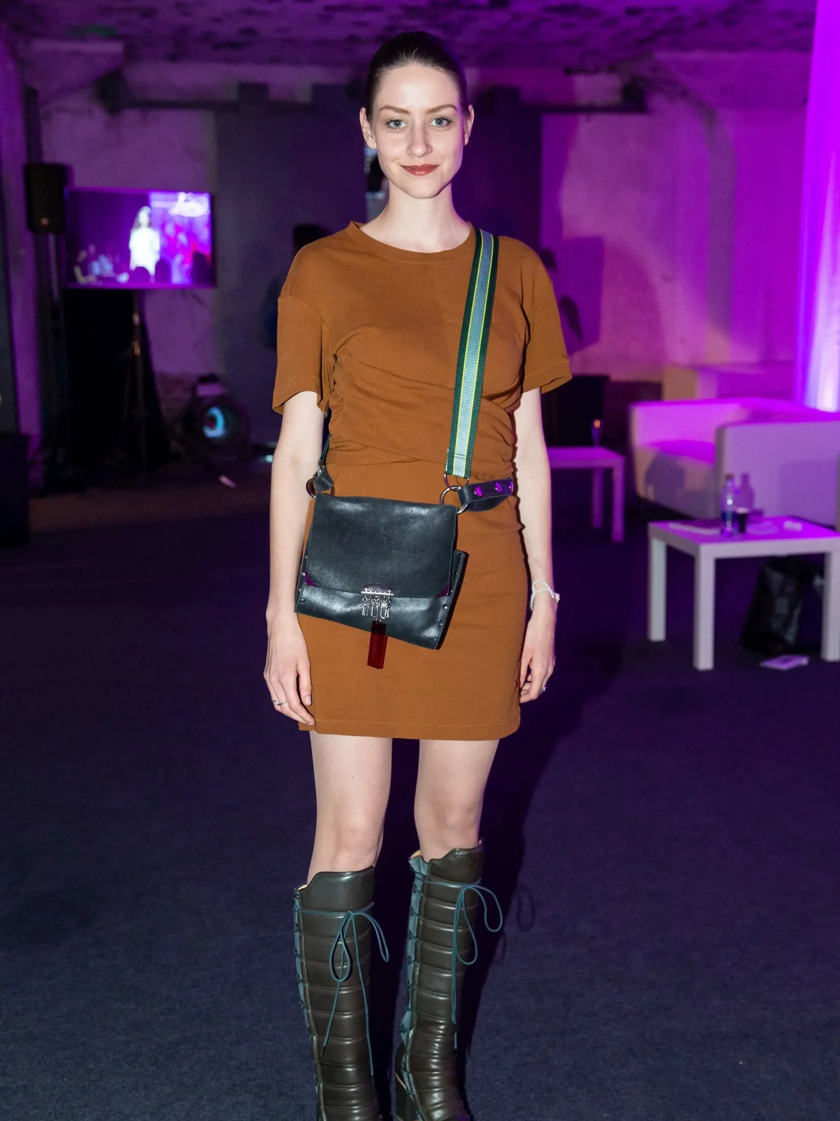 Tretí deň série módnych prehliadok pod názvom "Eurovea Fashion Forward" v Bratislave. Na snímke Barbara Heribanová.