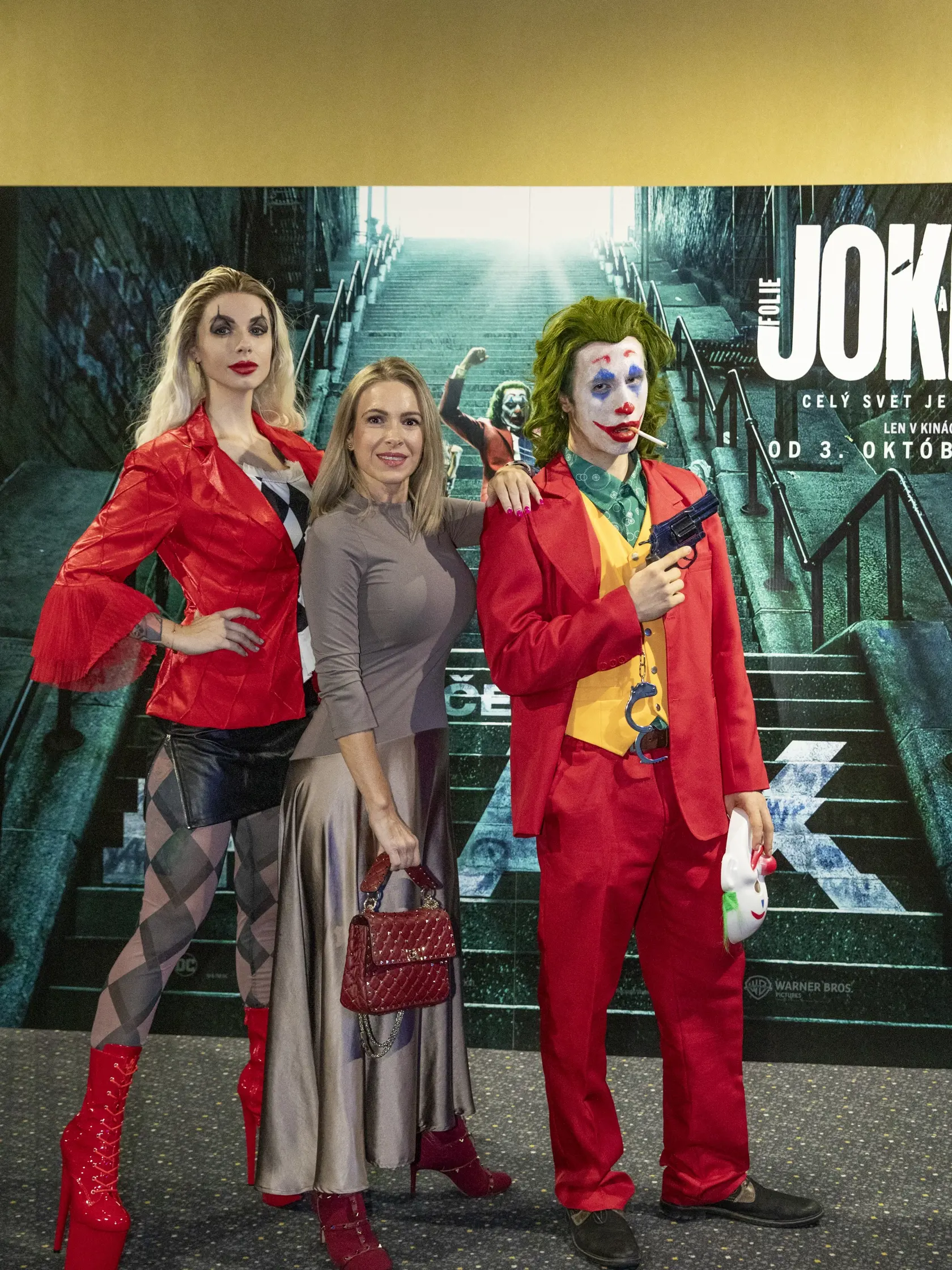 Na snímke je premiéra amerického hudobného thrilleru Joker 2 - Folie à Deux ktorá sa uskutočnila v Cinemax Bory Mall v Bratislave. Na fotke je moderátorka  Lucia Forman Habancová.