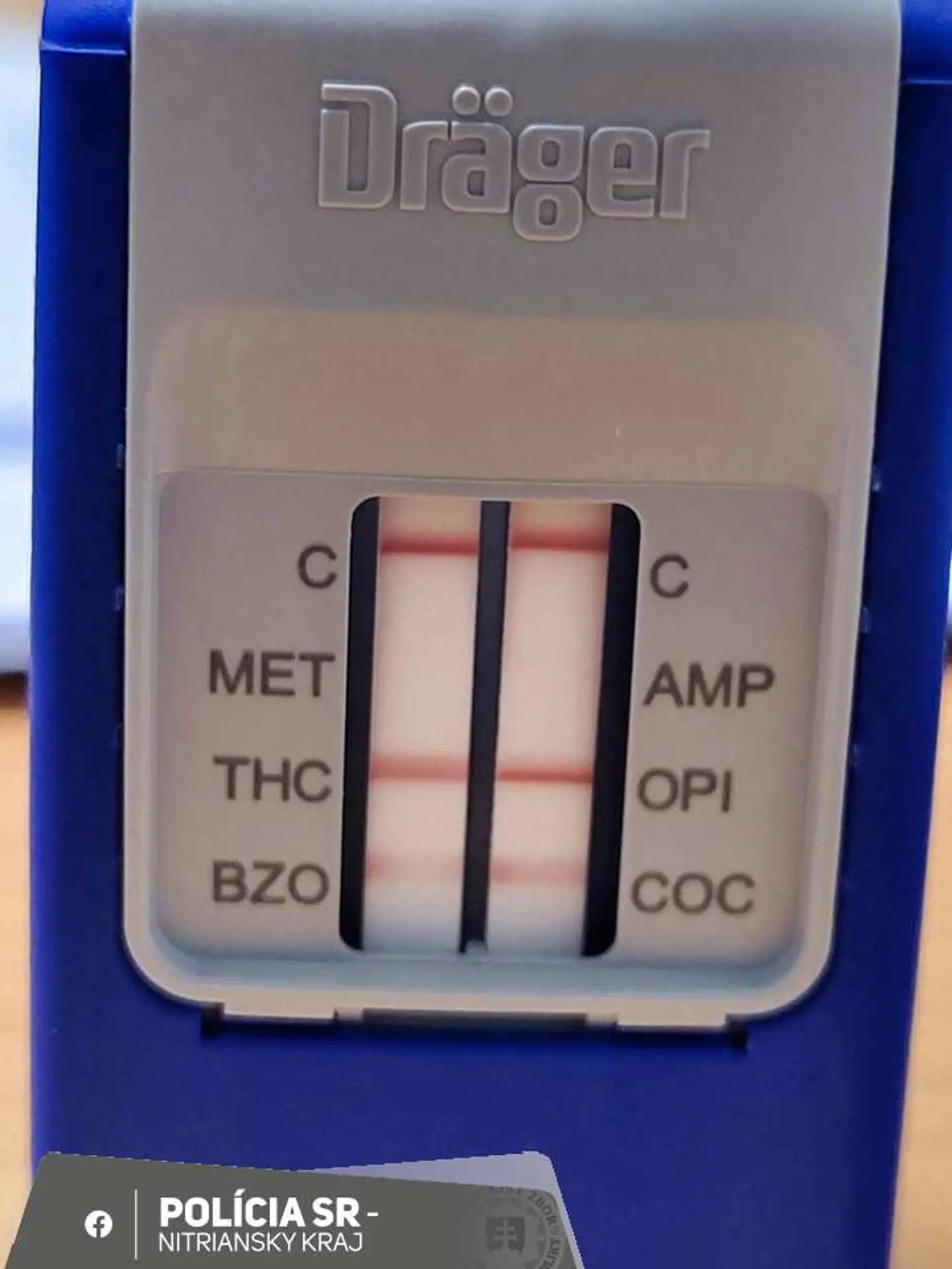 Vodičovi vyšiel pozitívny test na drogy.