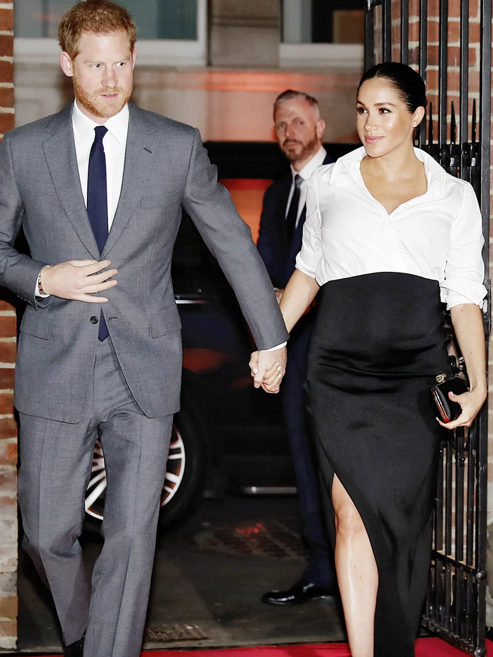 Meghan a Harry, keď Meghan čakala malého Archieho.