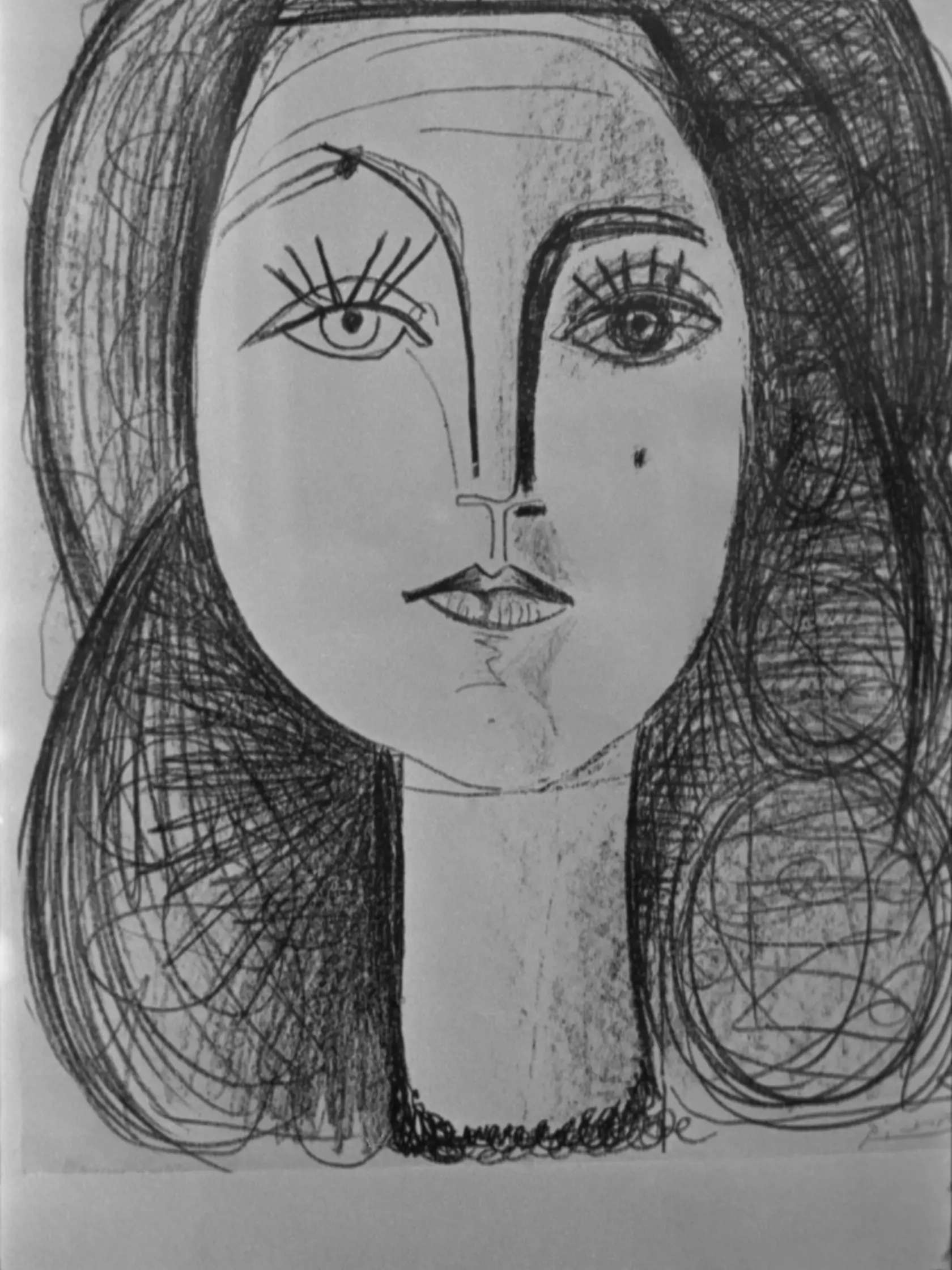 Pablo Picasso svoju múzu Francoise Gilotovú často maľoval.