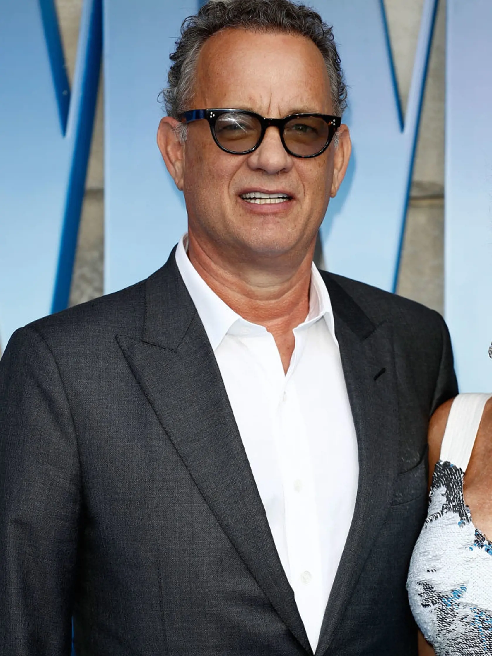 LONDON, ENGLAND - JULY 16:  Tom Hanks attends the UK Premiere of "Mamma Mia! Here We Go Again" at Eventim Apollo on July 16, 2018 in London, England.  (Photo by John Phillips/Getty Images)