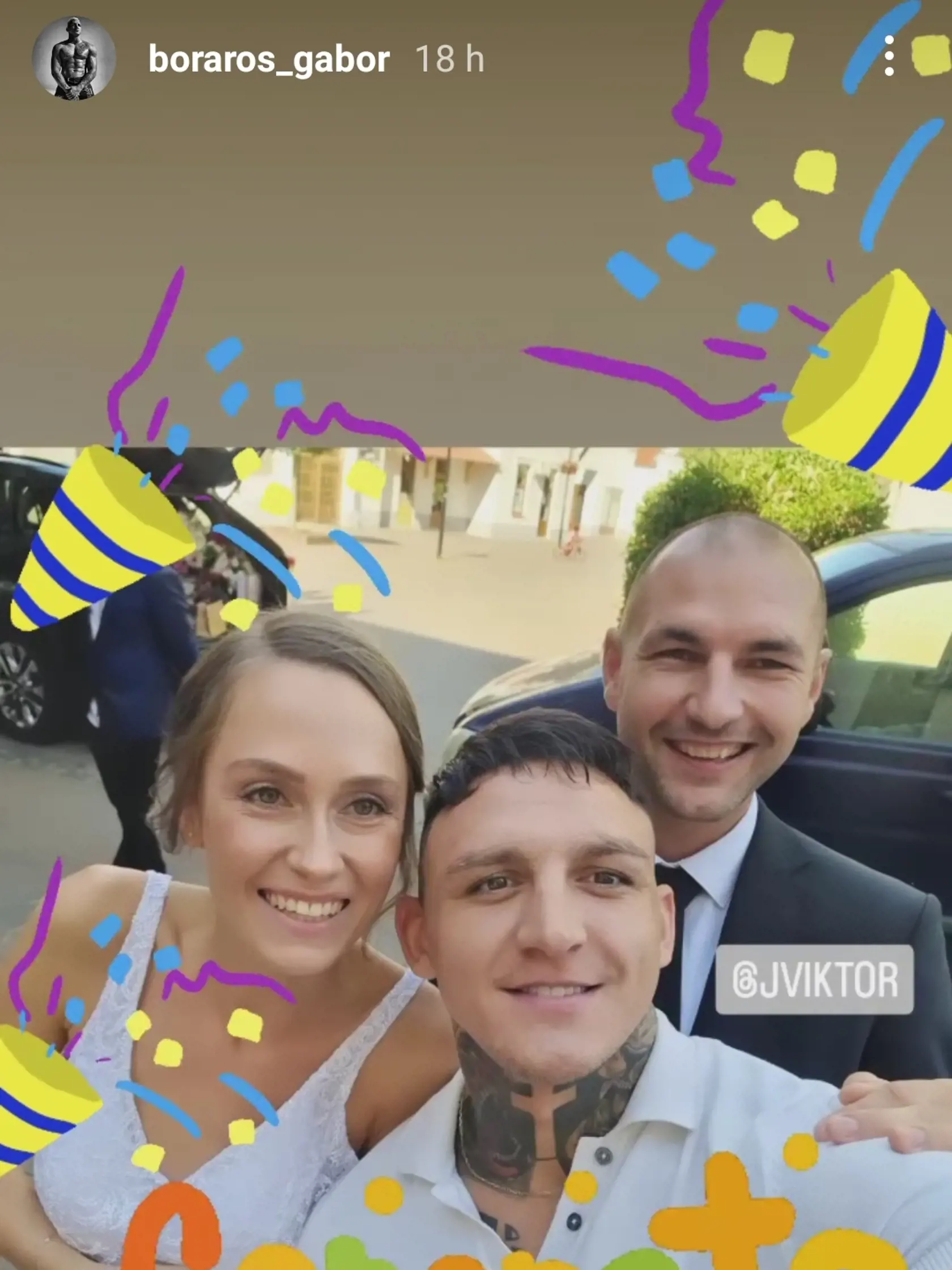 Gábor Boráros a Monika Jákliová spolu