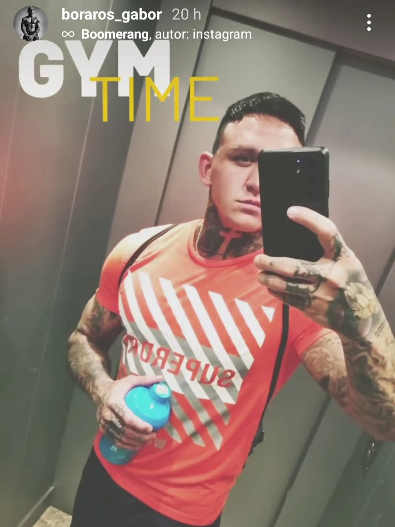 Potom sa Gábor vybral do fitka.
