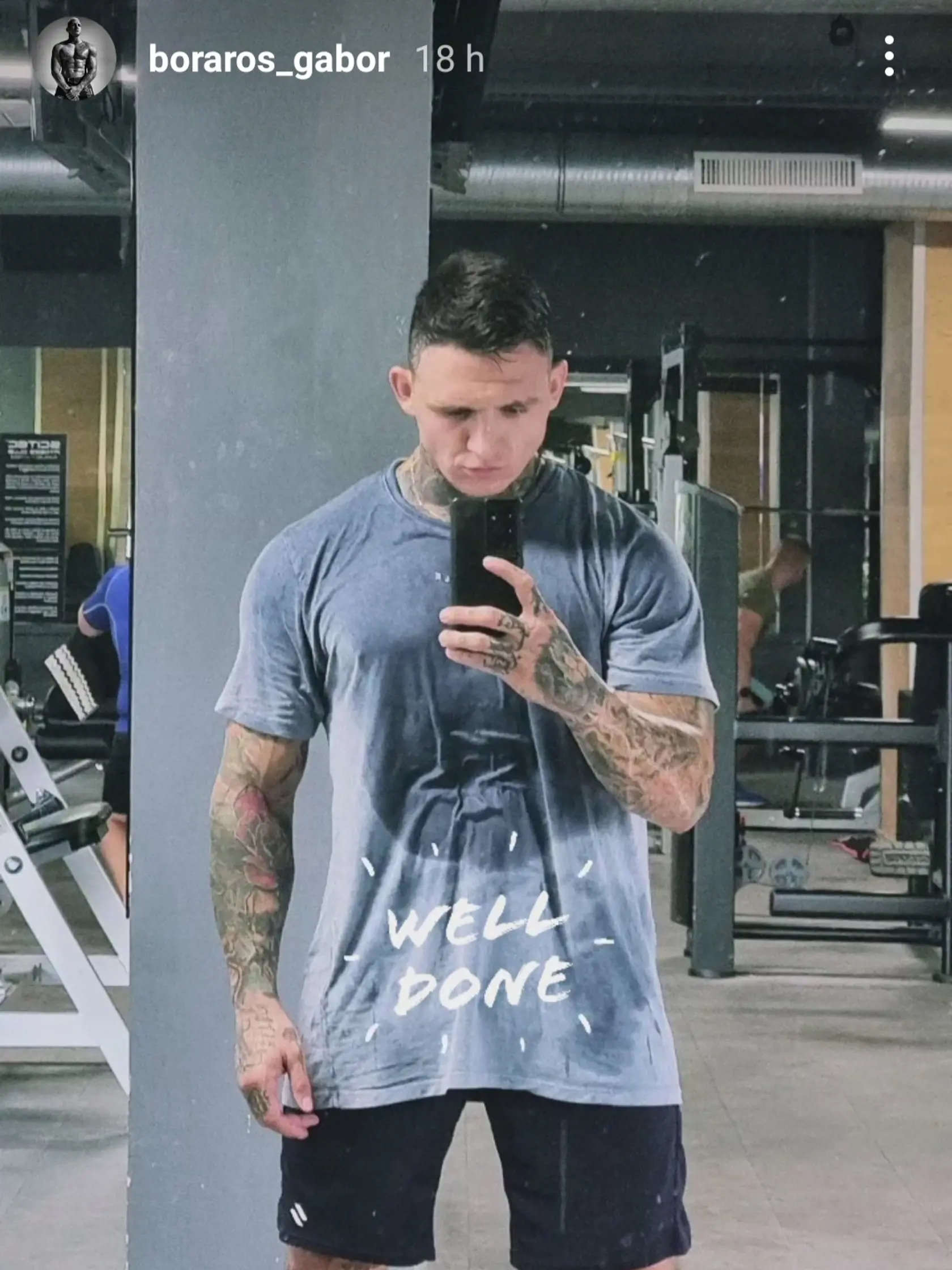 Potom sa Gábor vybral do fitka.