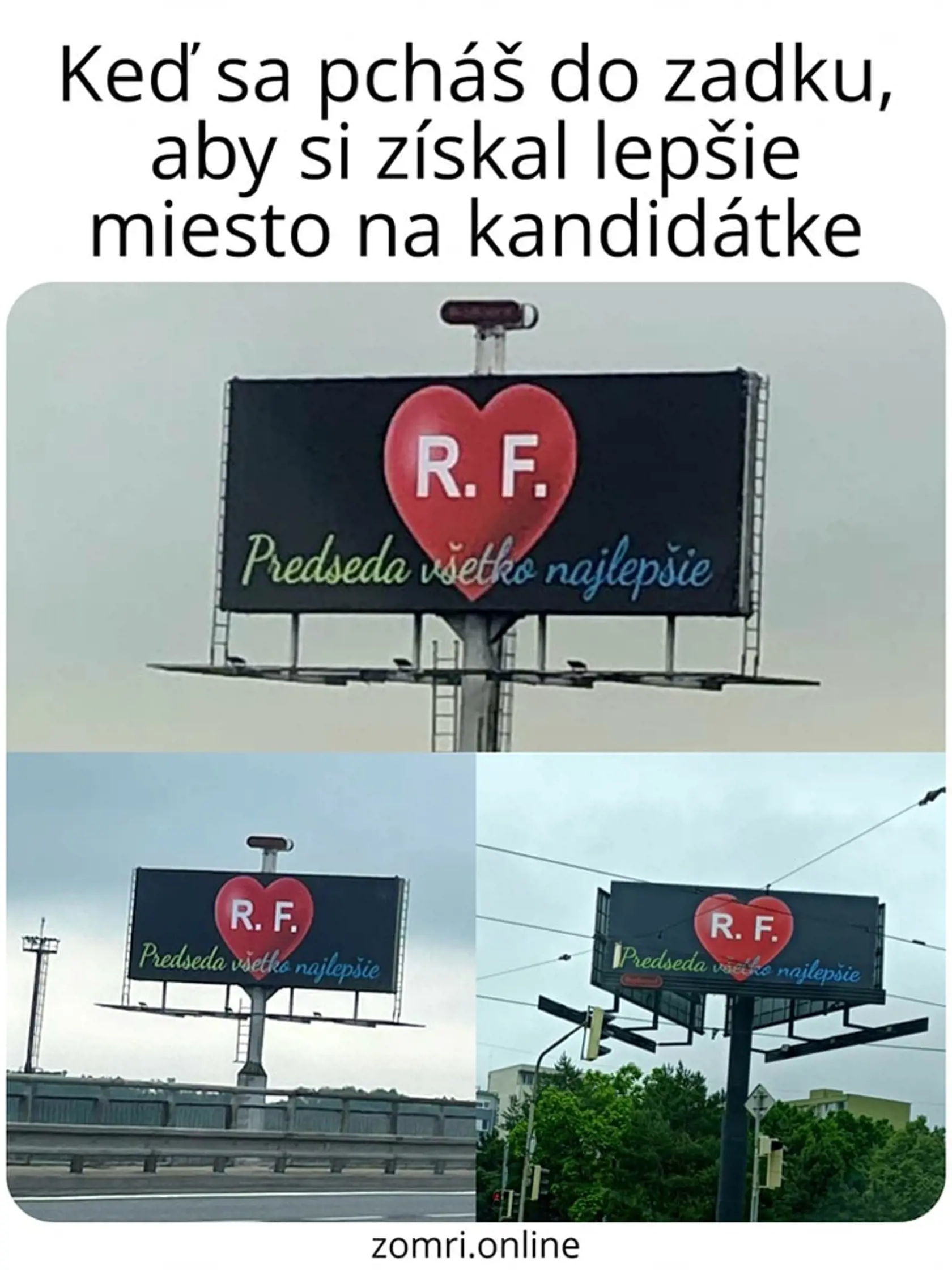 Internet rozvíril tajomný billboard s blahoželaním, ktorý odfotili v uliciach hlavného mesta. Viacerí sa domnievali, že adresátom má byť predseda Smeru-SSD Robert Fico (58). Ako sa ukázalo, všetko je inak!