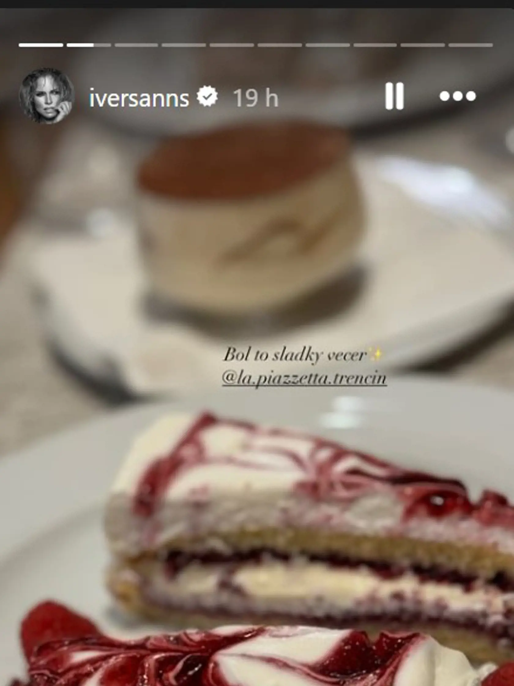 Ivanka Gáborík si s manželom, Mariánom Gáboríkom, dopriali sladkú večeru.
