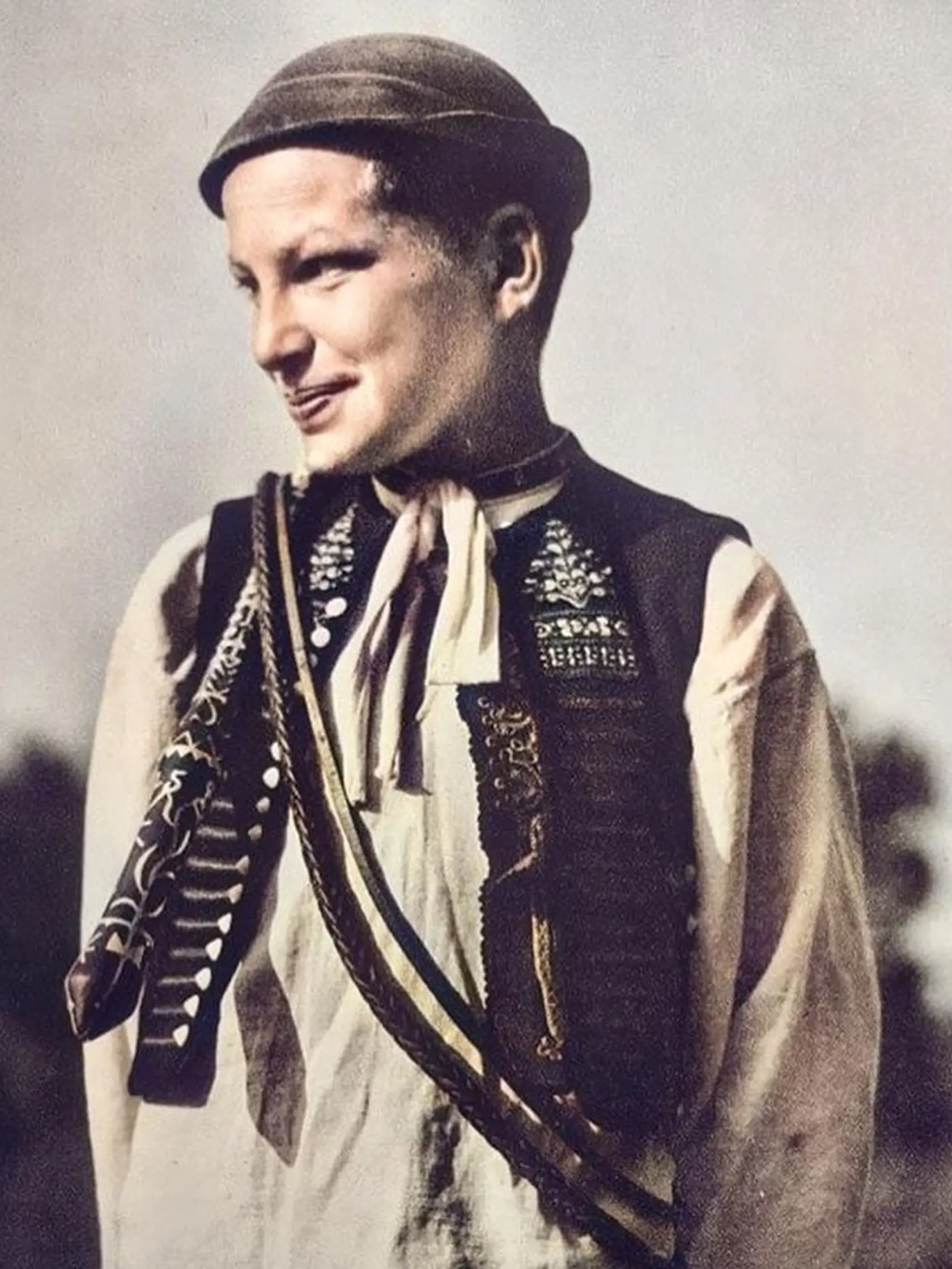 Mladý pastier z Hornej Súče okolo roku 1940 ( autor - Karel Plicka)