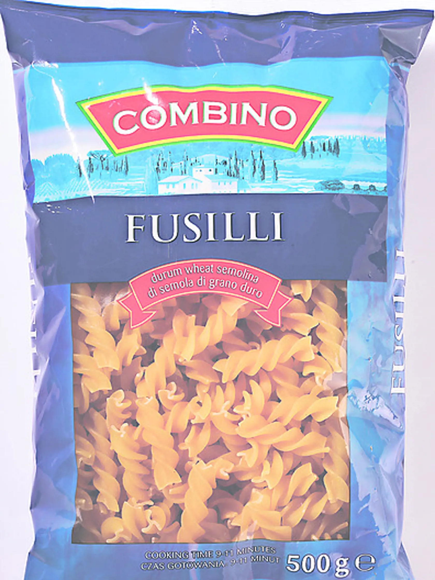 Cestoviny Fusilli, 500 g, zľava 25 %, cena po zľave 0,89 eura.
