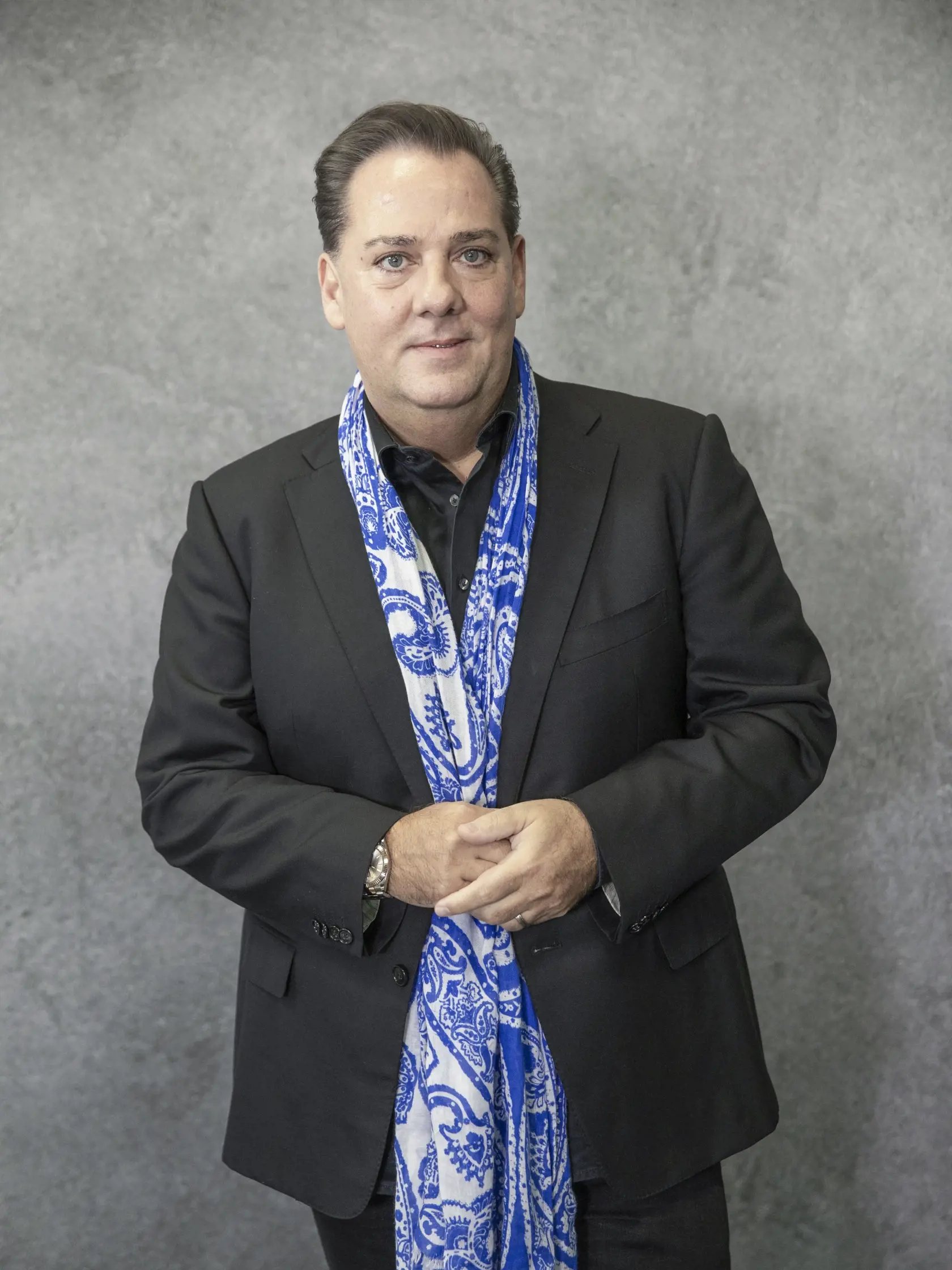 Na snímke je  diskusná relácia “Dôverne”, ktorej hosťom bol  zakladateľ slovenskej a českej pobočky modelingovej agentúry Elite Saša Jany.