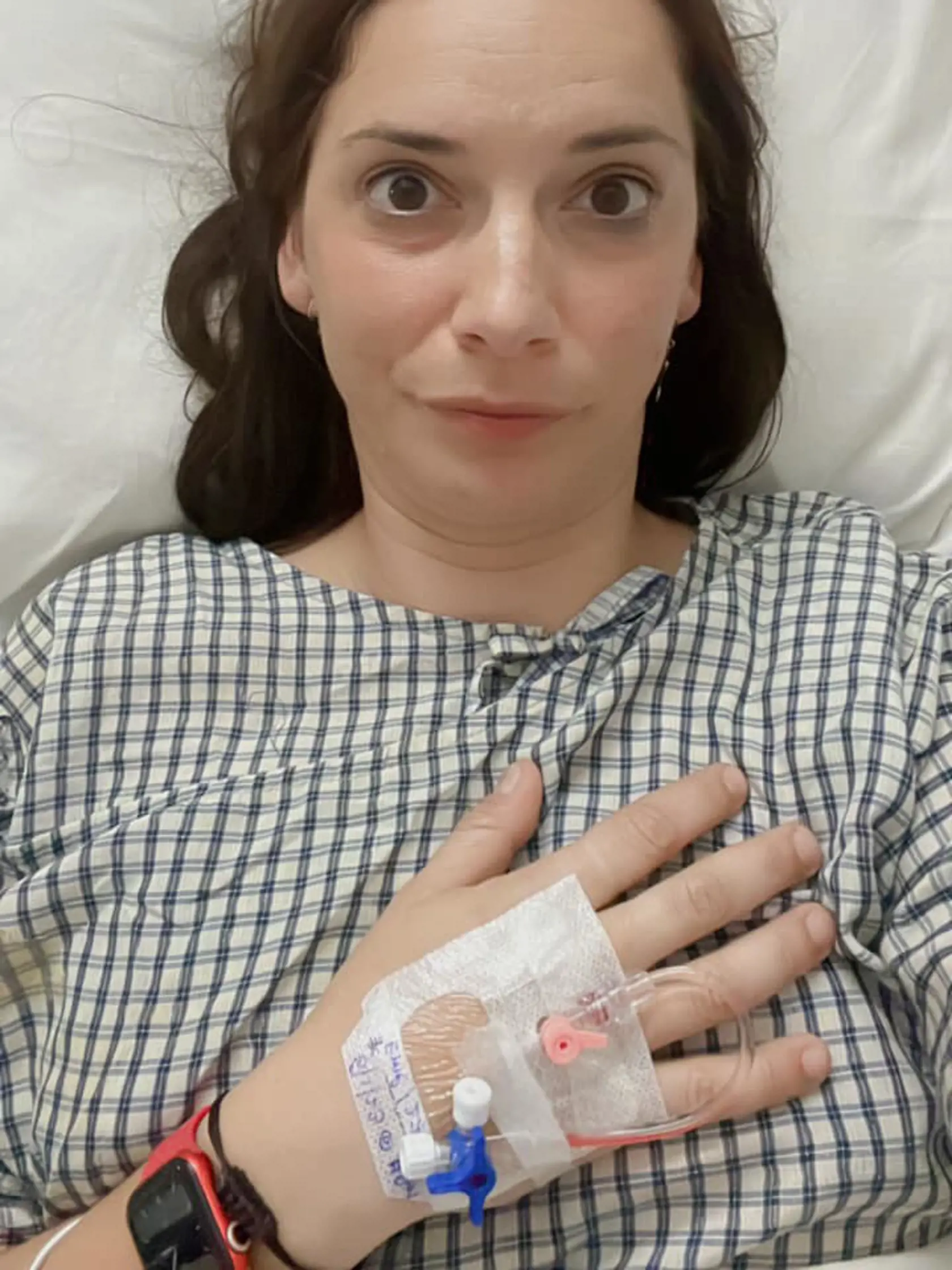 Dorota uverejnila fotku z nemocnice v Indii.
