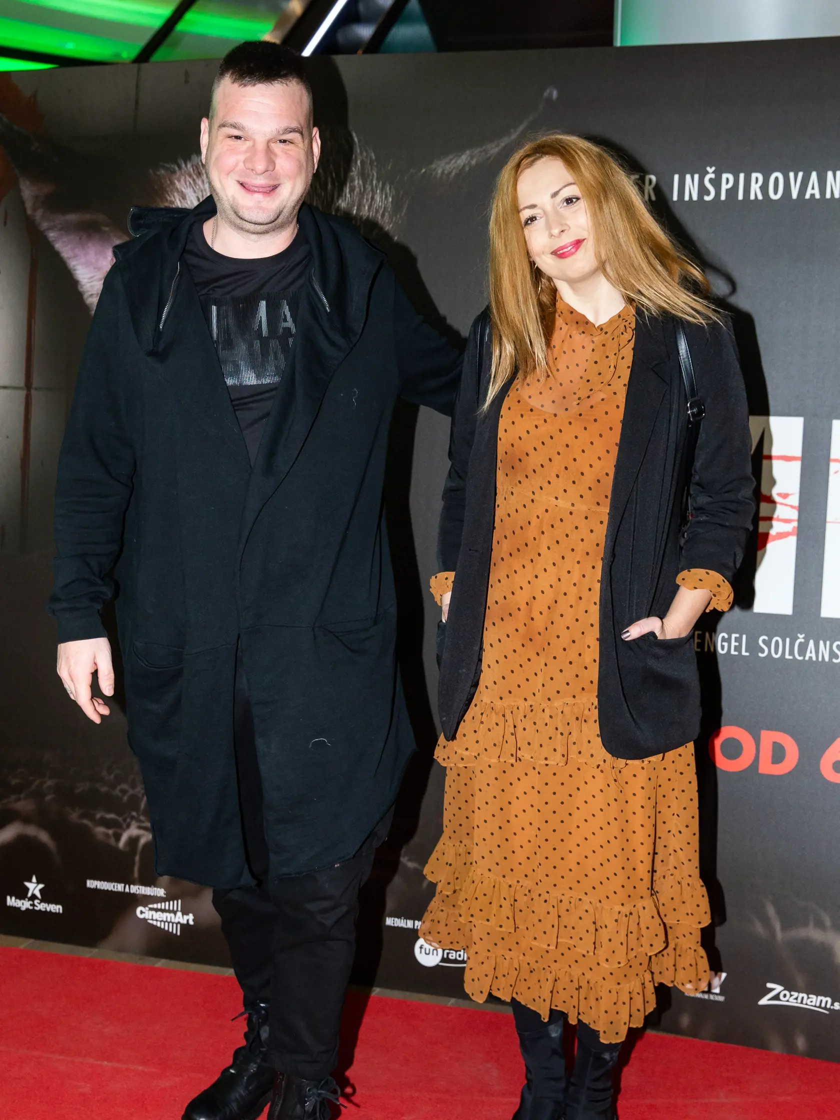 Premiéra slovenského filmu "Sviňa" v jednom z bratislavských nákupných centier. Na snímke Lea Vajdová.