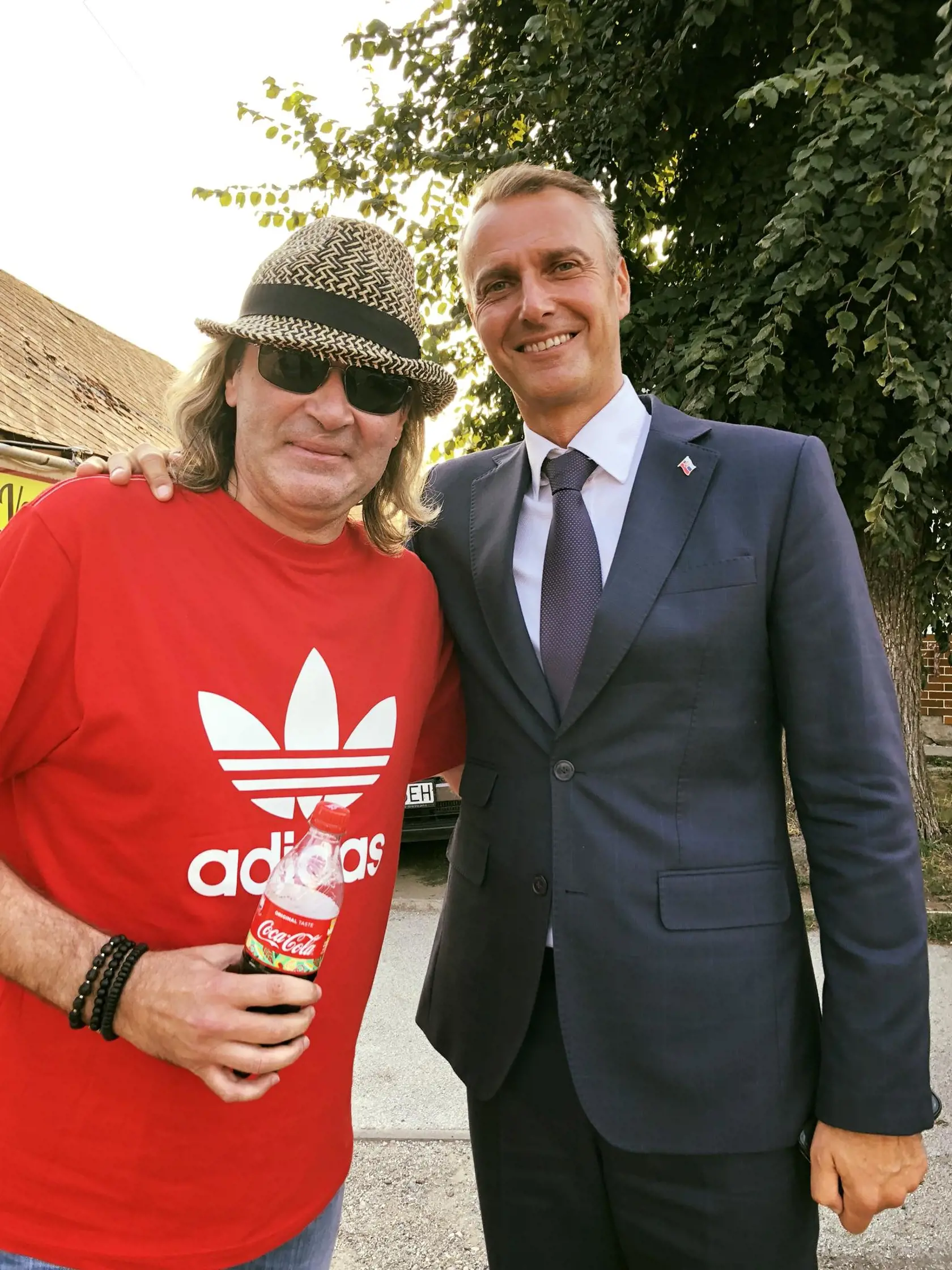 Braňo Mojsej sa s Rašim aj vyfotil.