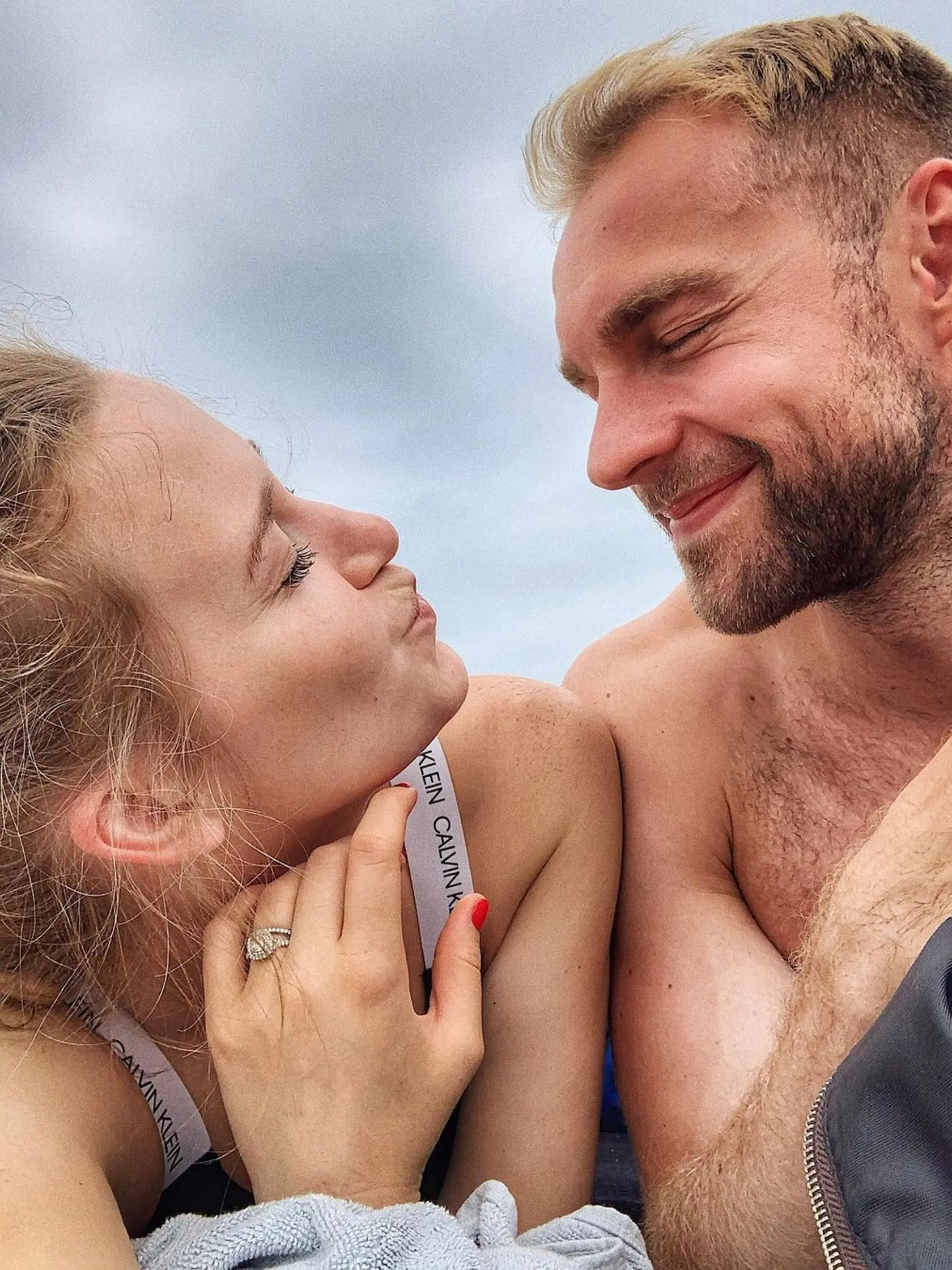 Poslankyňa Vladimíra Marcinková s manželom, hokejistom Tomášom.