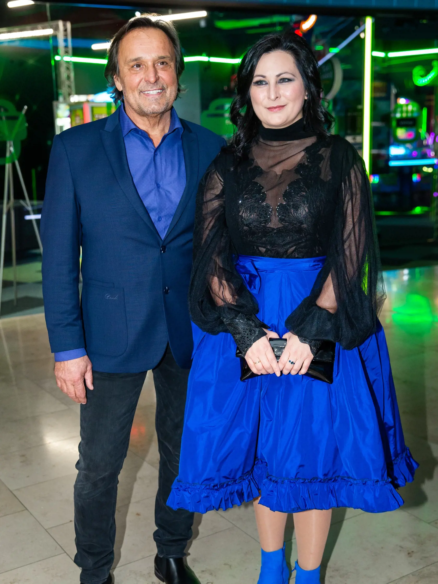 Režisérka filmu Mariana Čengel Solčanská s Jozefom Vajdom.