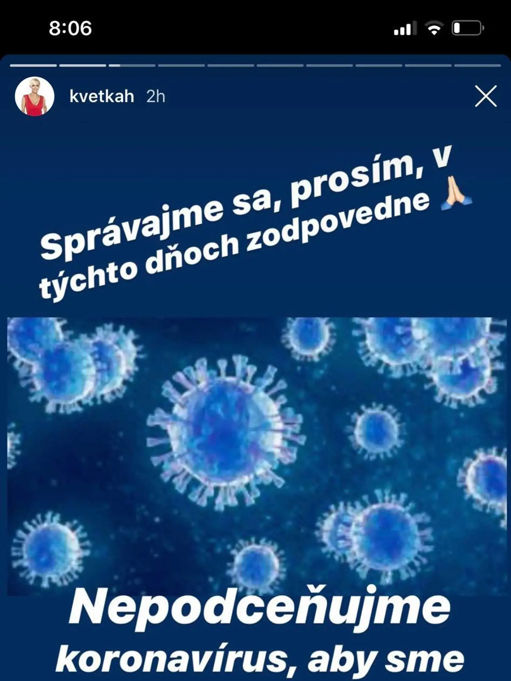 Kvetka Horváthová zverejnila 14 vecí, ktorých by sa mali teraz držať všetci Slováci.