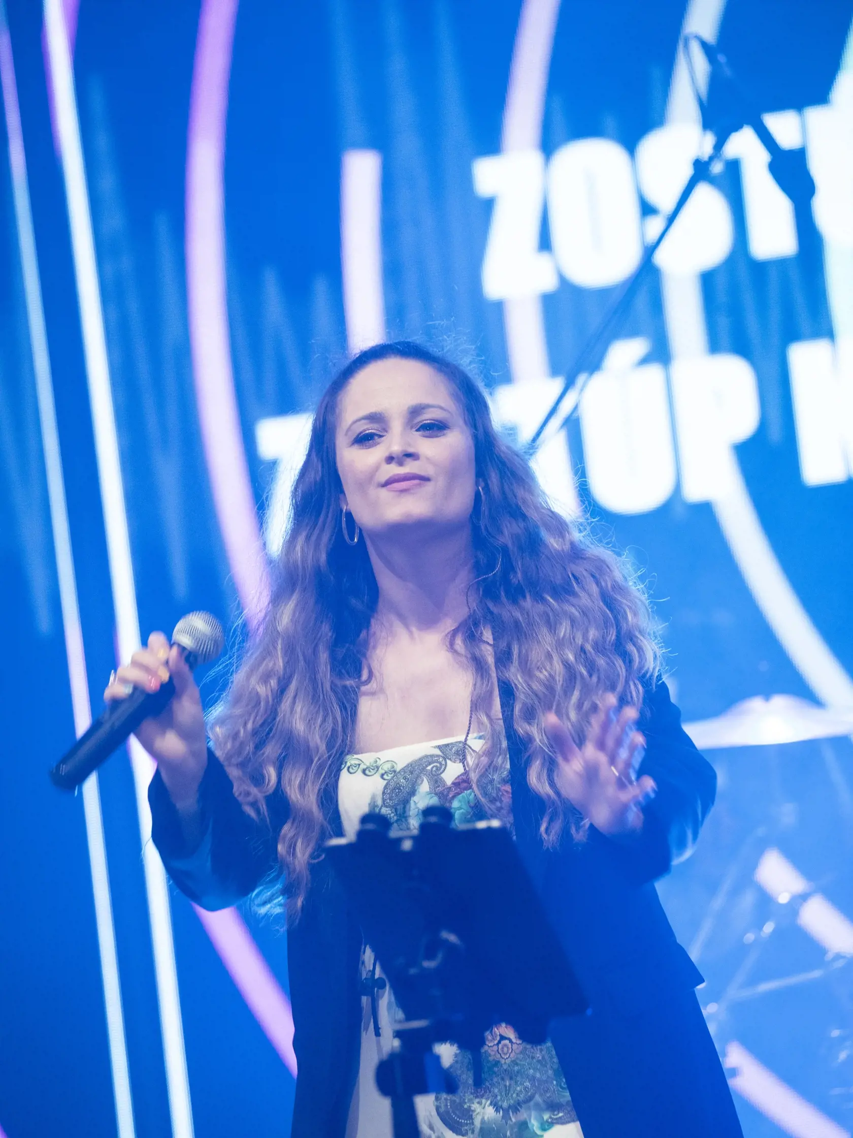Festival spoločenstva Milosť, na ktorom vystupovala Vierka Berkyová.