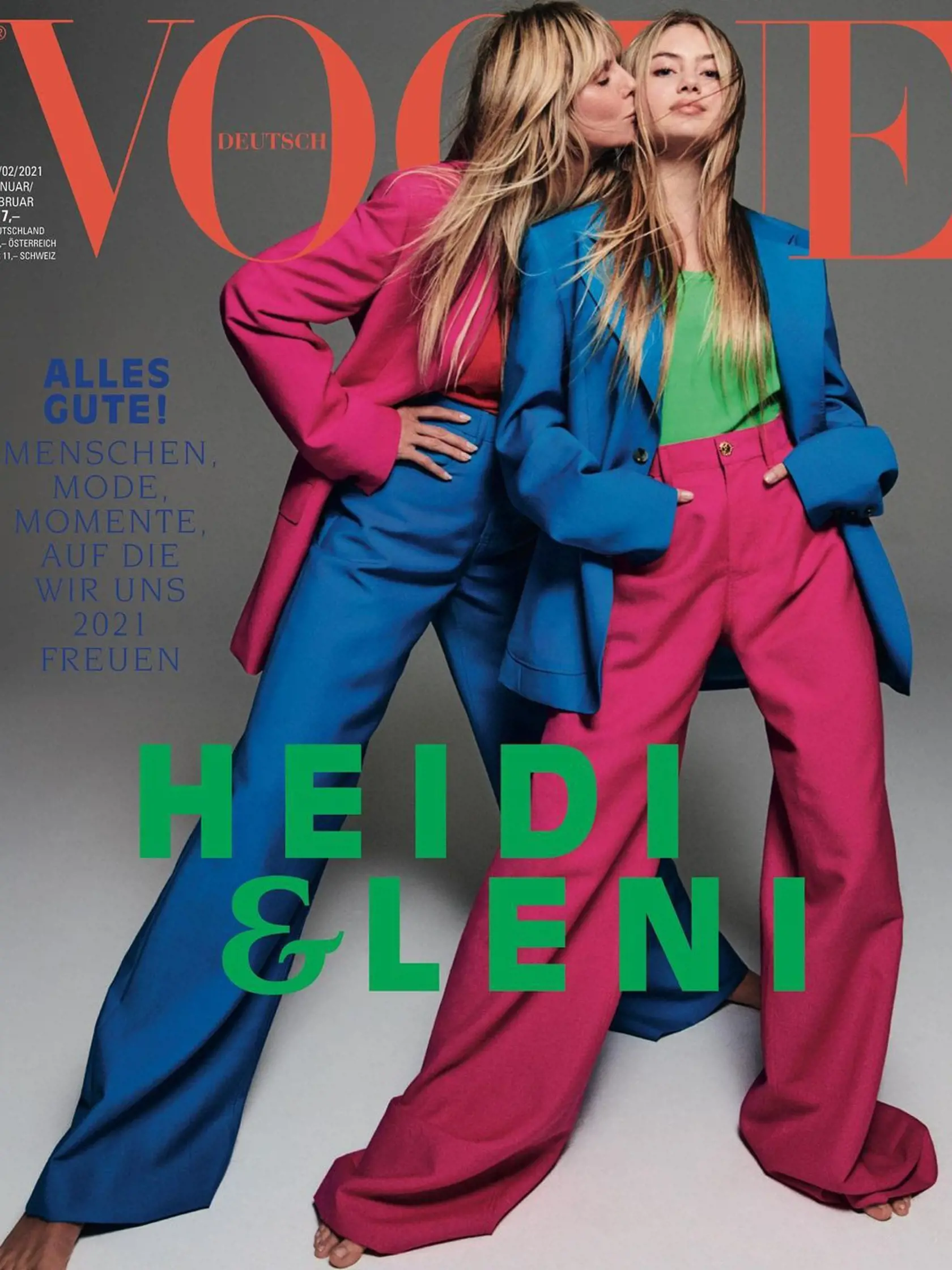 Len 16-ročná Leni sa totiž spolu so svojou slávnou mamou objavila na obálke prestížneho magazínu Vogue.