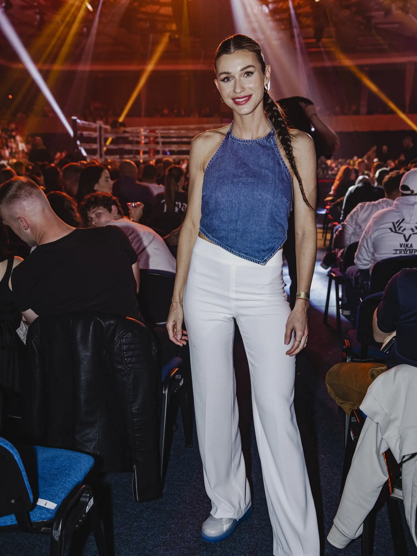 Na snimke Natália Végh počas podujatia Fight Night Challenge 4 v Trnave.