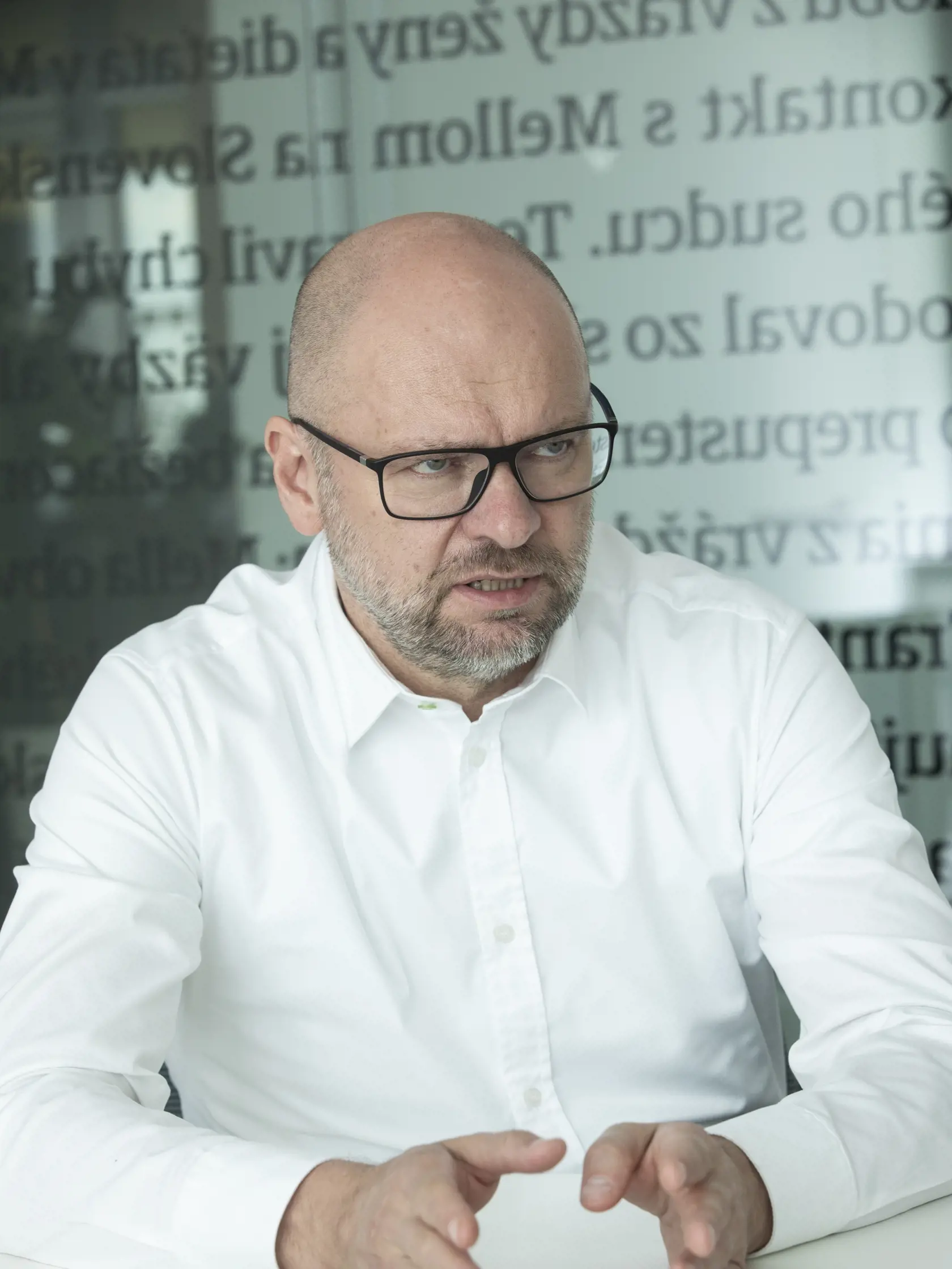 Na snímke je slovenský ekonóm, politik, bývalý minister hospodárstva Slovenskej republiky a predseda strany Sloboda a Solidarita Richard Sulík.