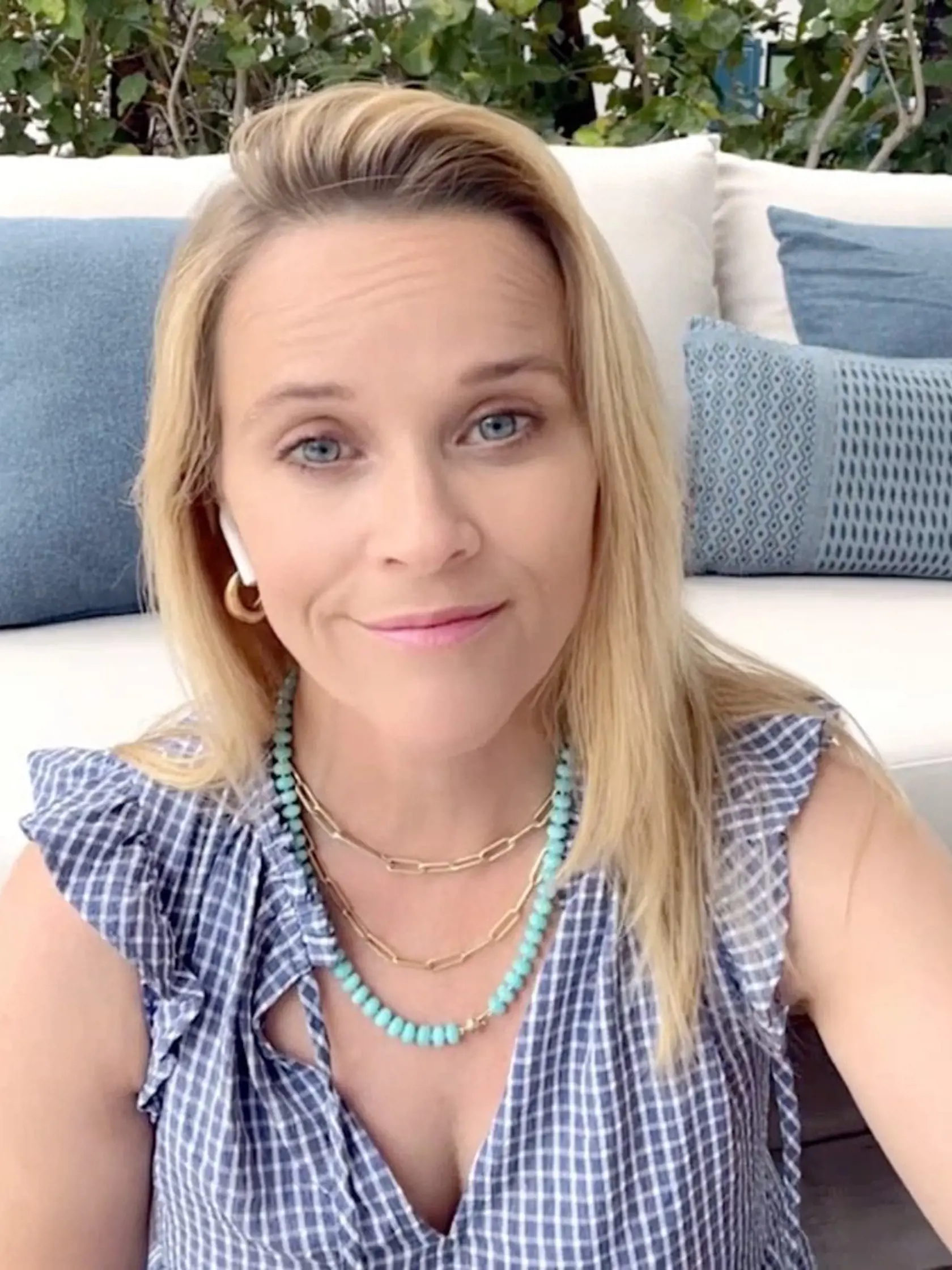 Bývanie Reese Witherspoon je plné jemných farieb.