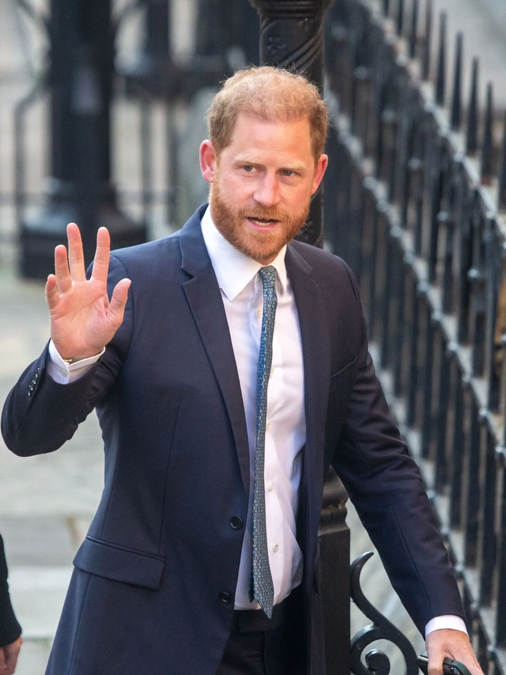 Princ Harry prichádza na Kráľovský súdny dvor v Londýne 8. apríla 2025.