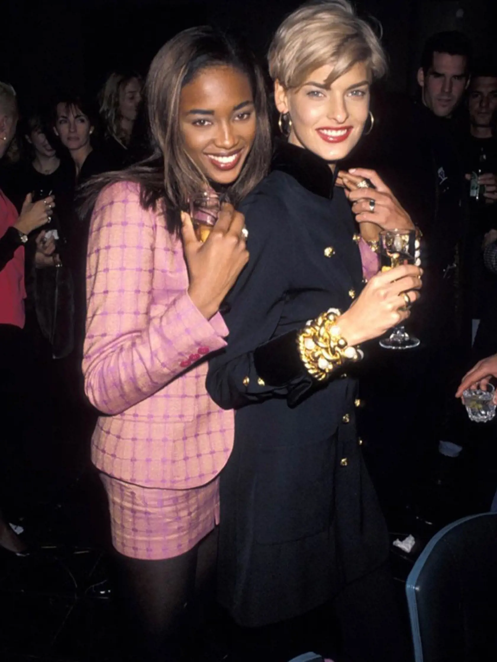 Linda Evangelista a Naomi Campbell