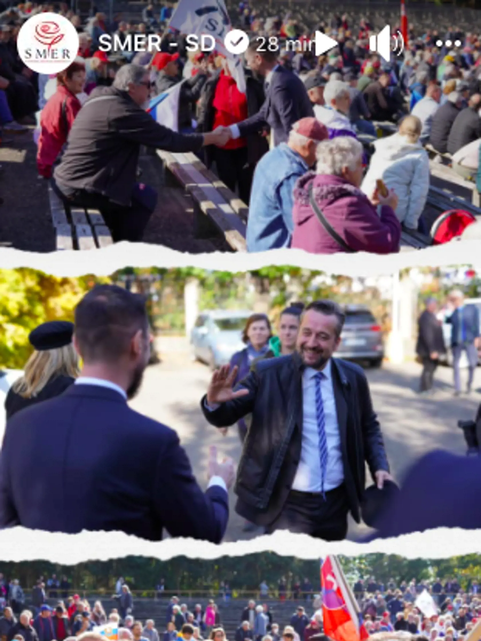 Protivládny protest v Rimavskej Sobote očami Smer-SD.