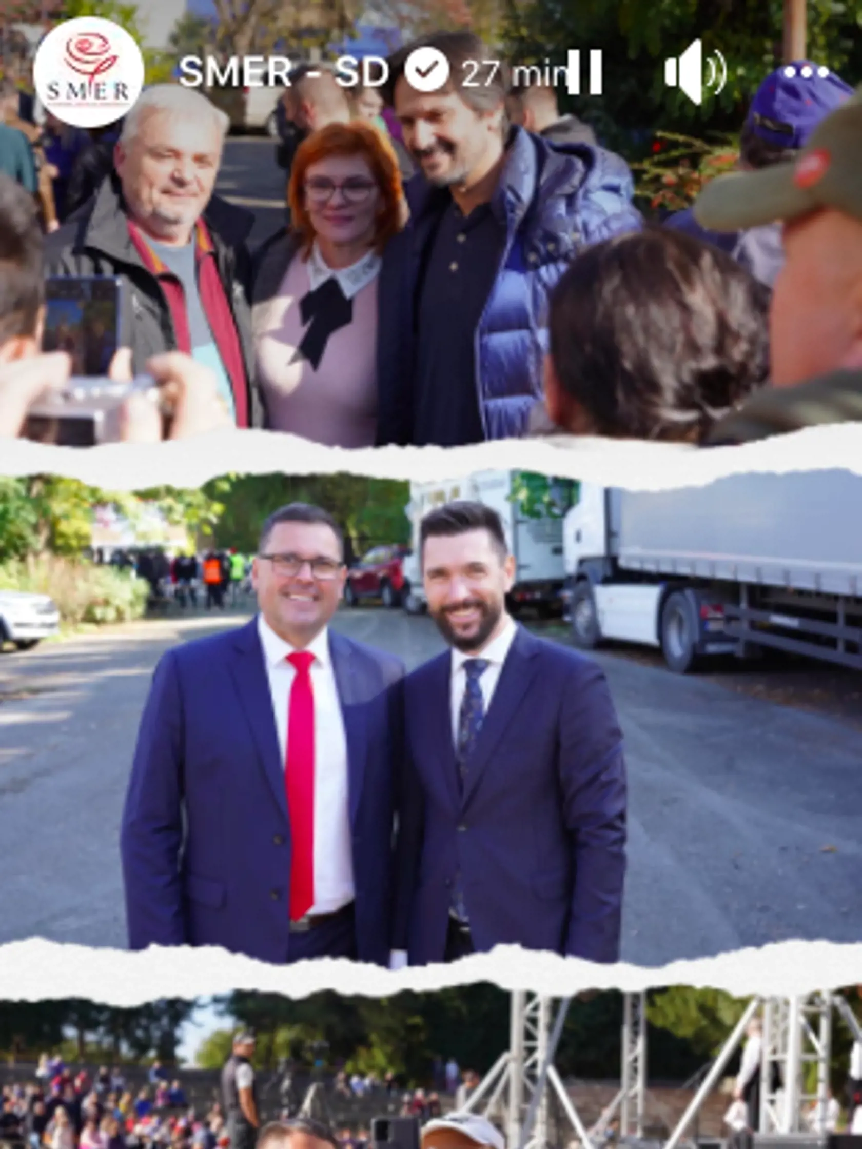 Protivládny protest v Rimavskej Sobote očami Smer-SD.