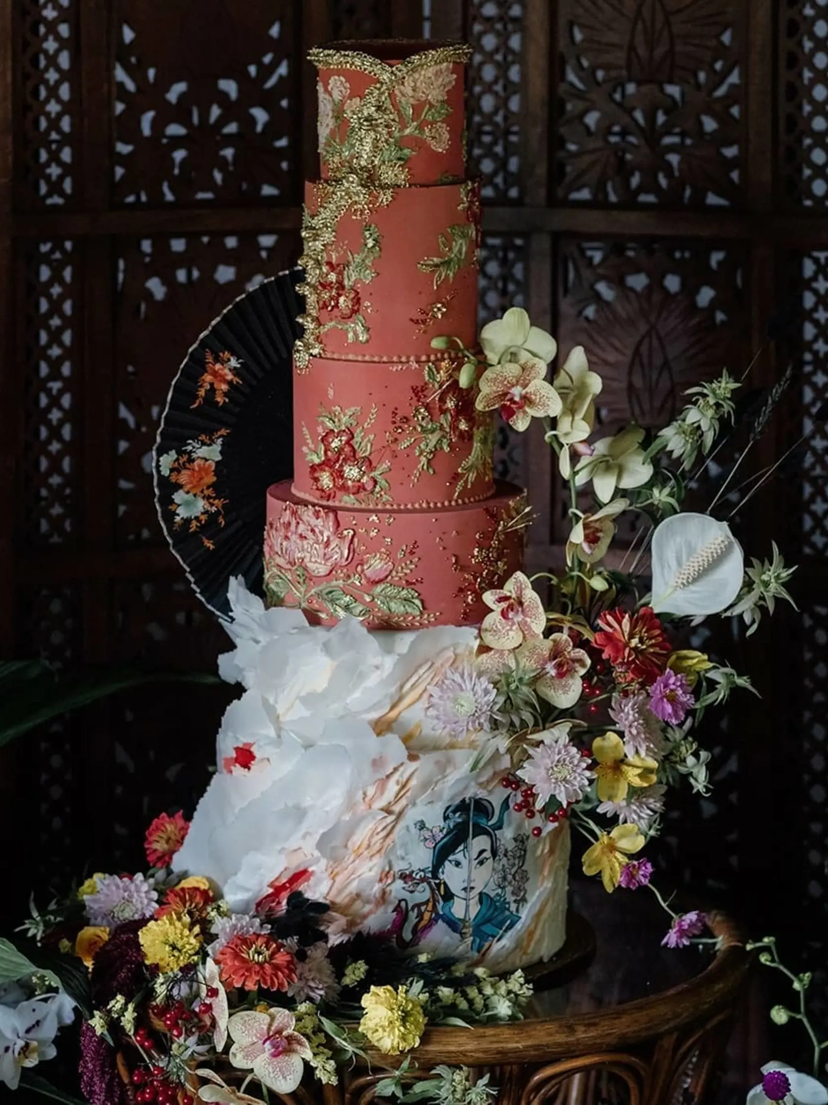 Torta na motív Mulan. Rozprávky a filmy sú považované za top inšpirácie roku 2021.