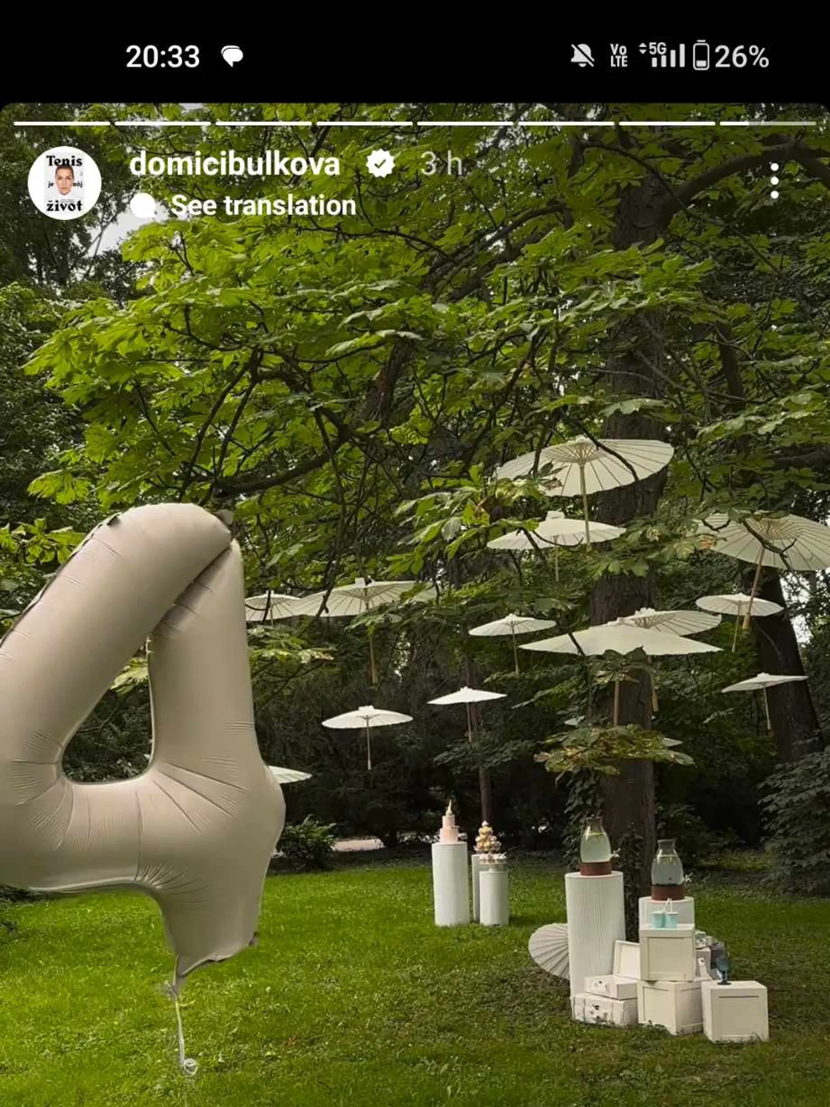 Cibulkovej Jakubko oslavoval 4 roky