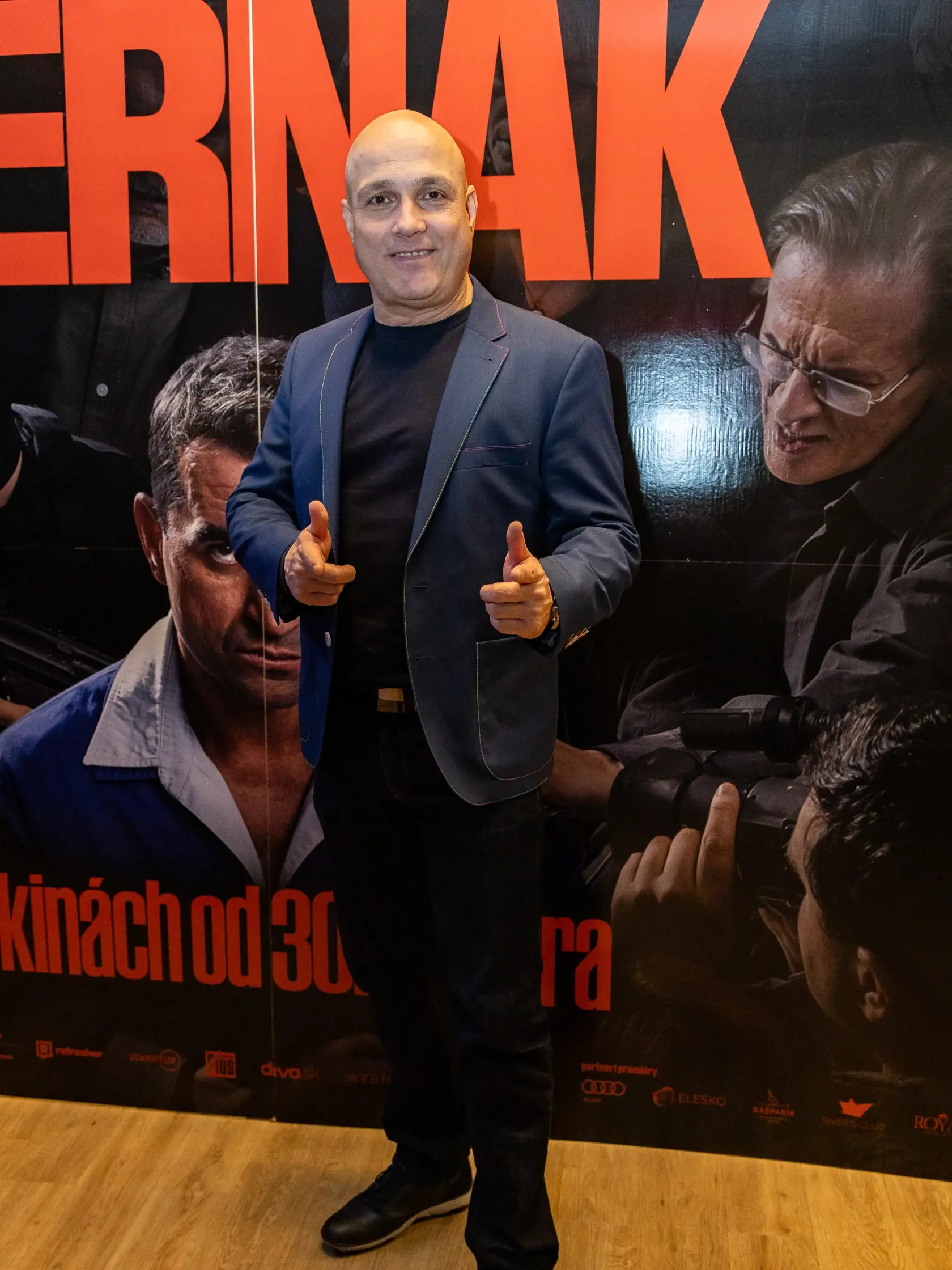 Premiéra filmu “ČERNÁK”. Na snímke je Dušan Cinkota.