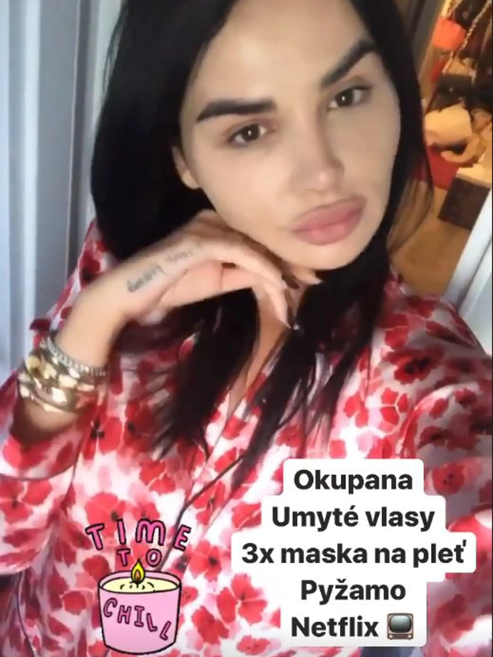 Zuzana Plačková sa deň po prepustení na slobodu ukázala v pyžame a bez mejkapu.