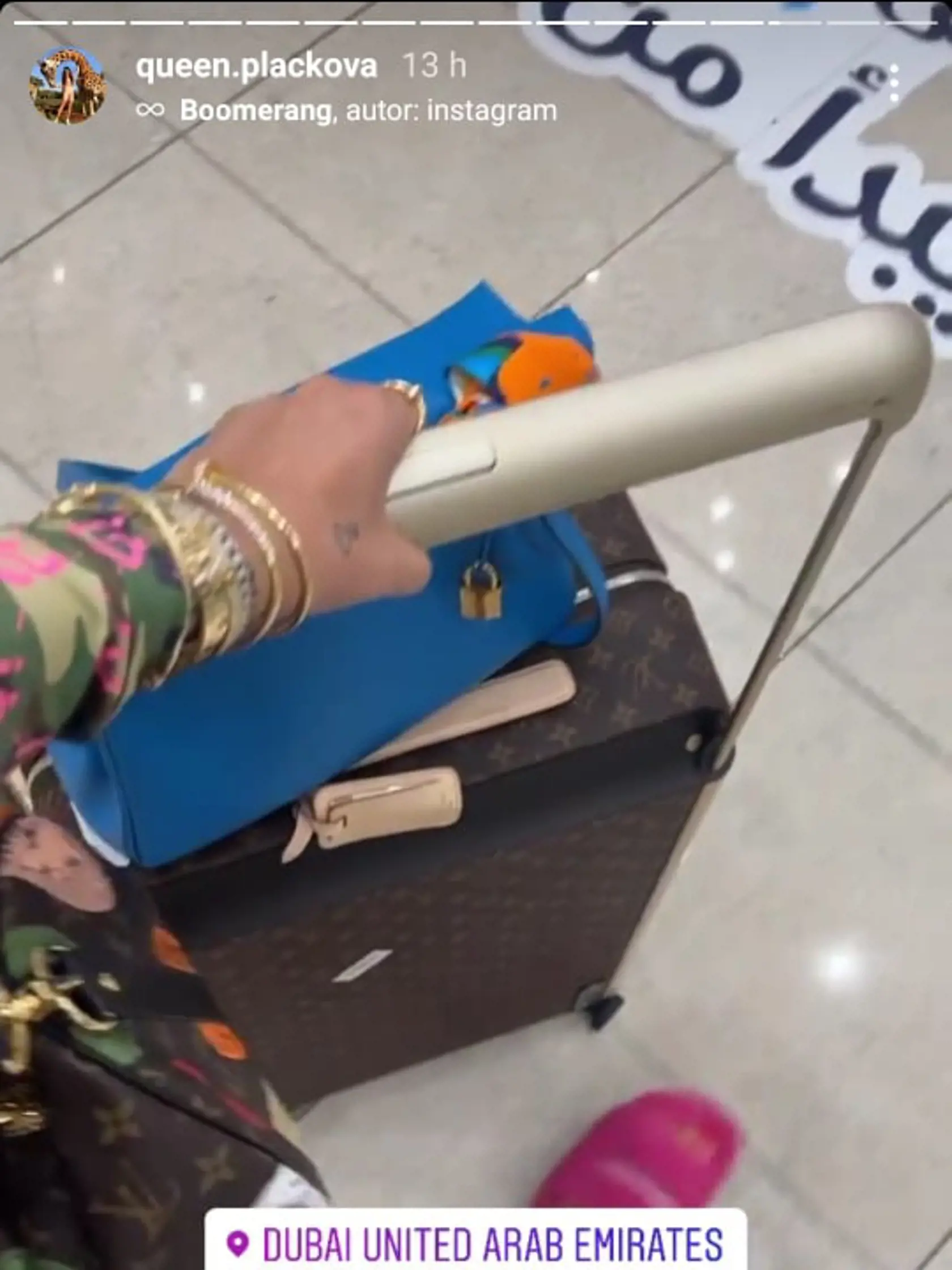 Zuzana Plačková odletela do Dubaja.