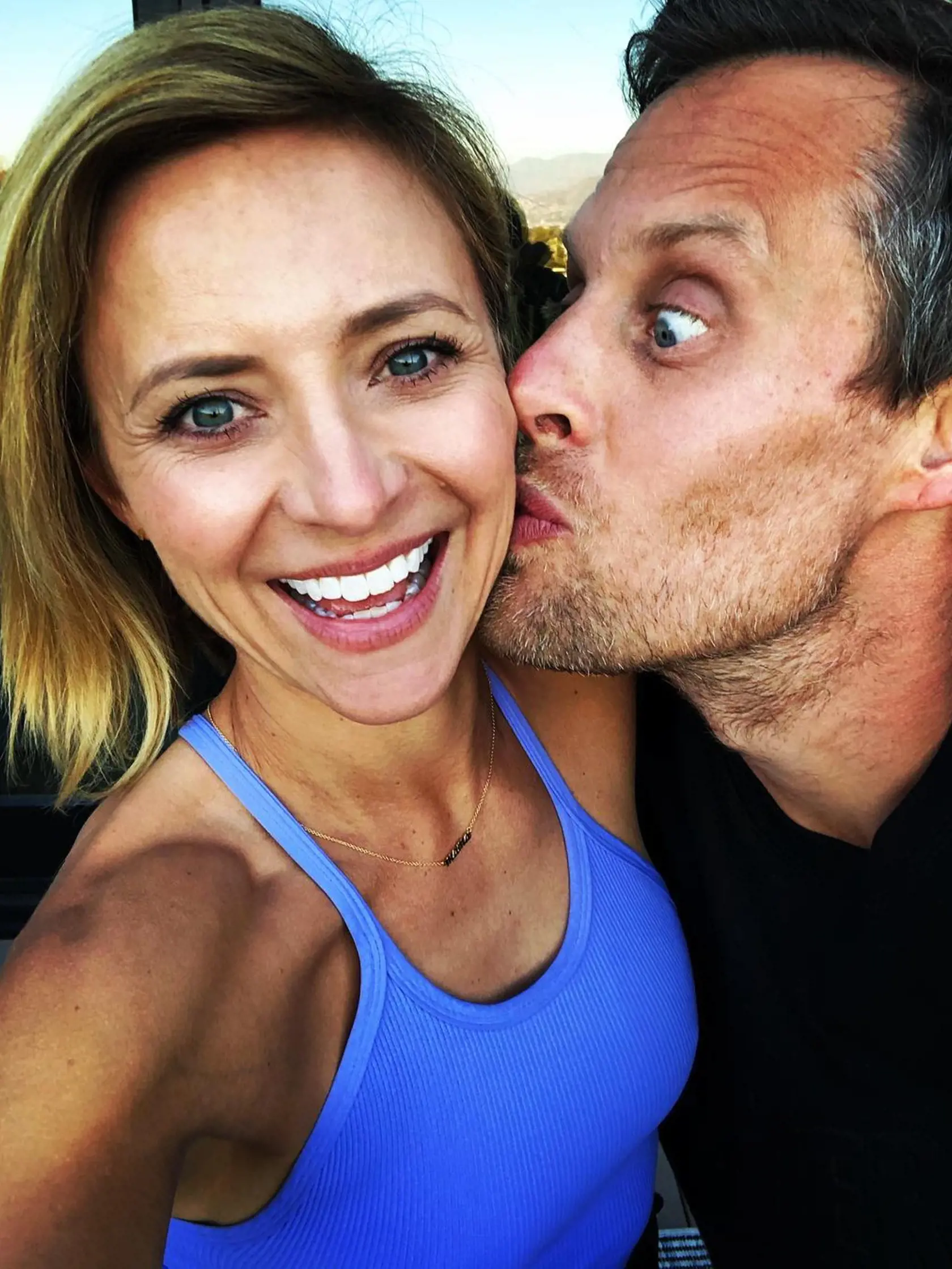 Christine Lakin s manželom Brandonom