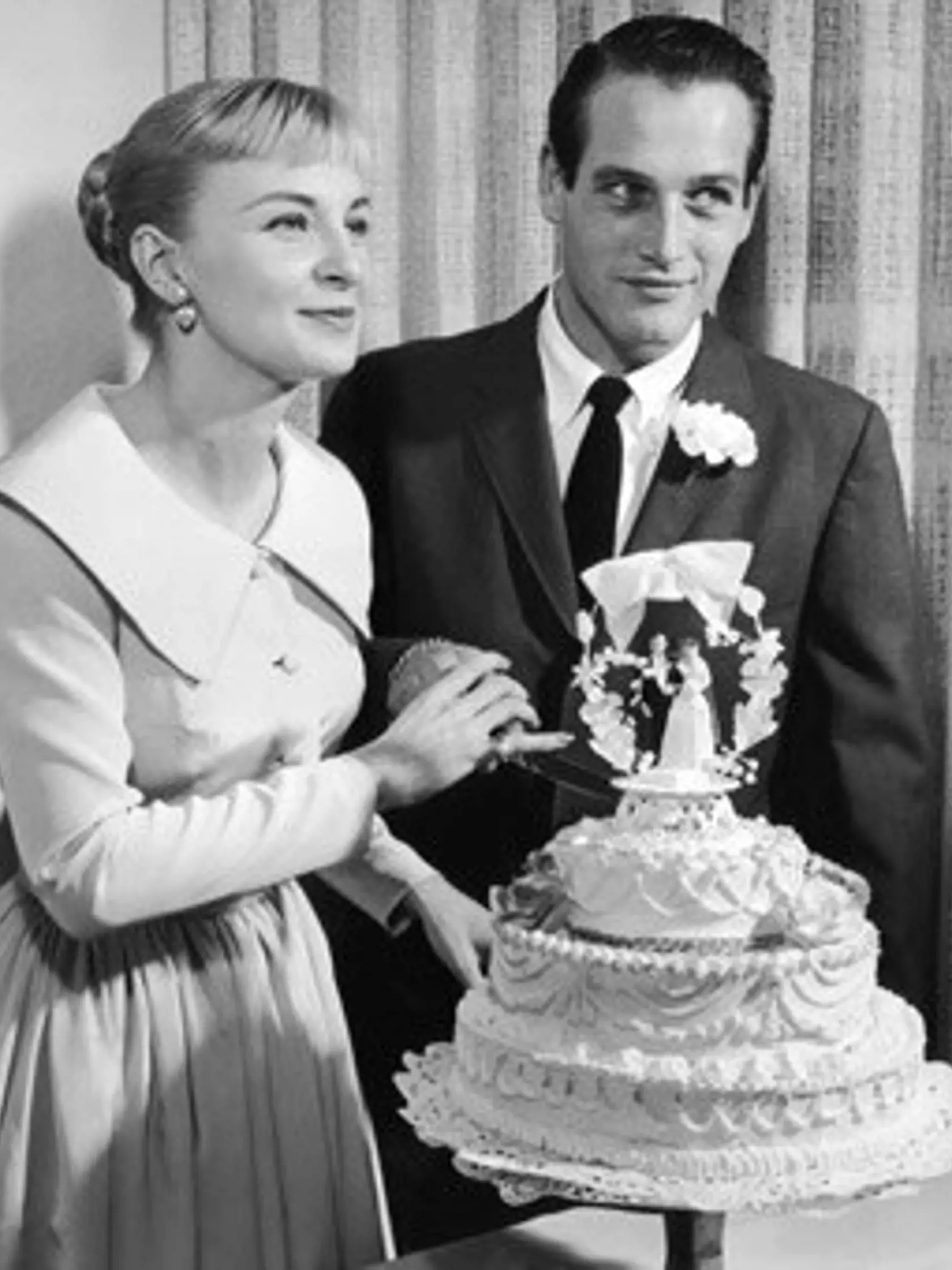 Paul Newmann a Joanne Woodward sa brali v roku 1958.