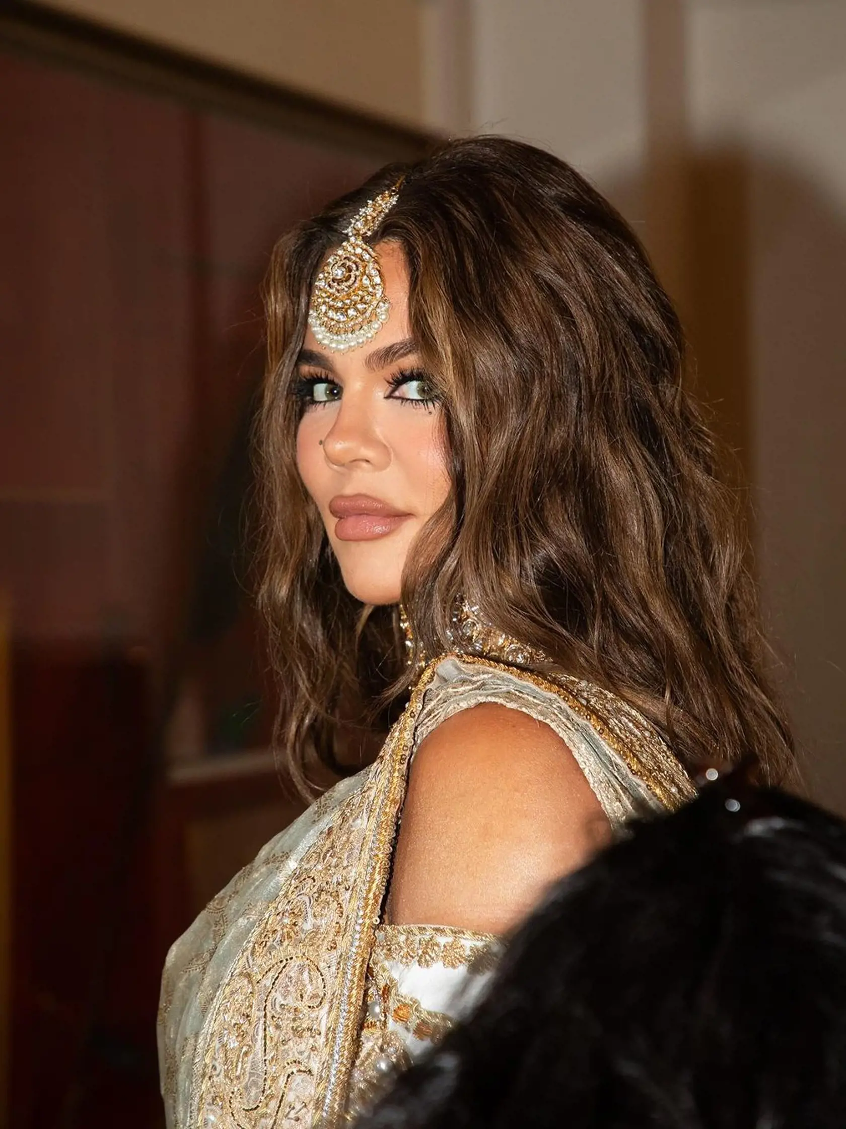 Khloé Kardashian ako indická princezná.
