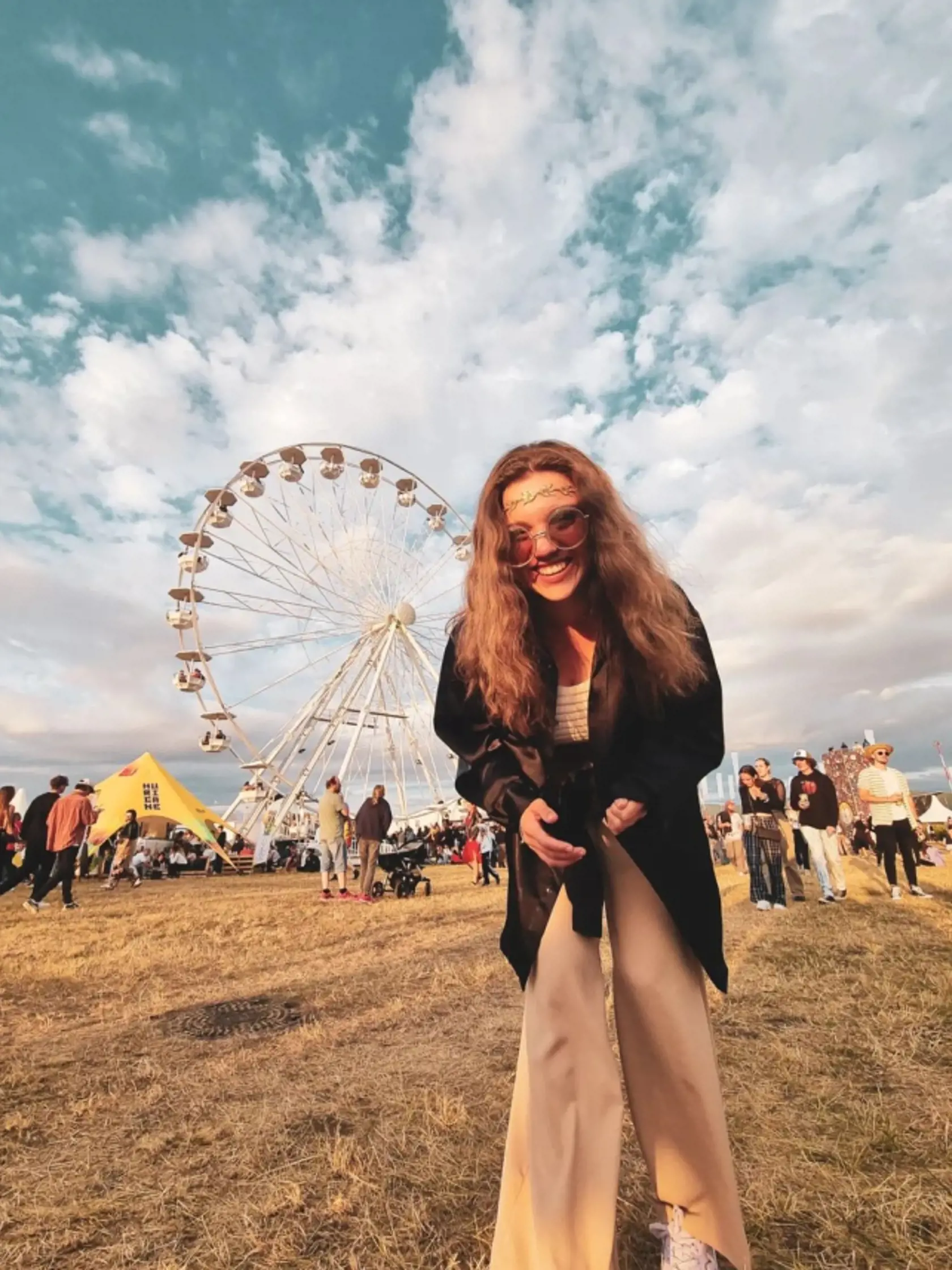 Herečka Lesana Krausková. V súkromí si rada odskočí na hudobný festival.
