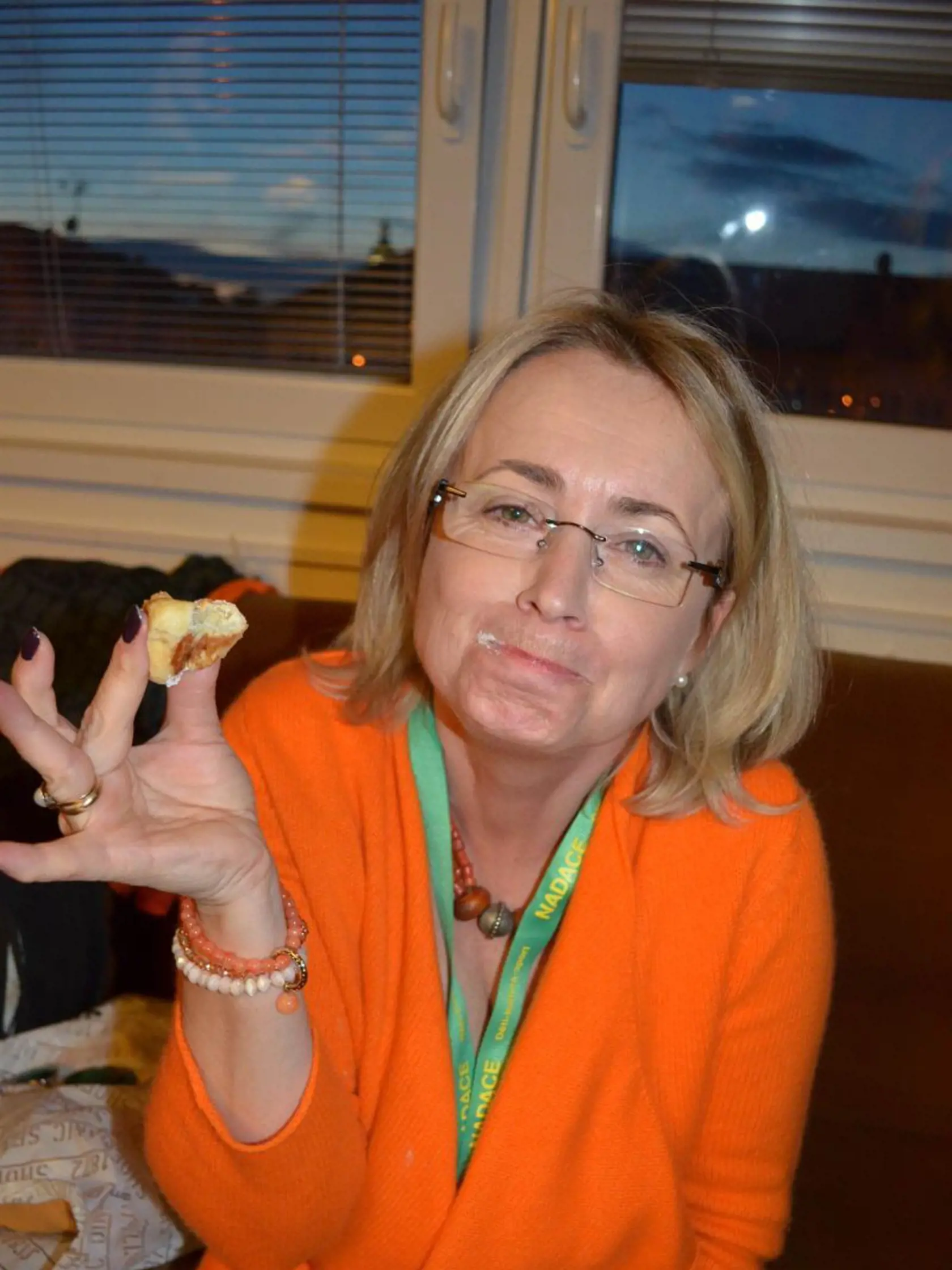 Jana Nagyová si pochutnávala na moravských špecialitách.