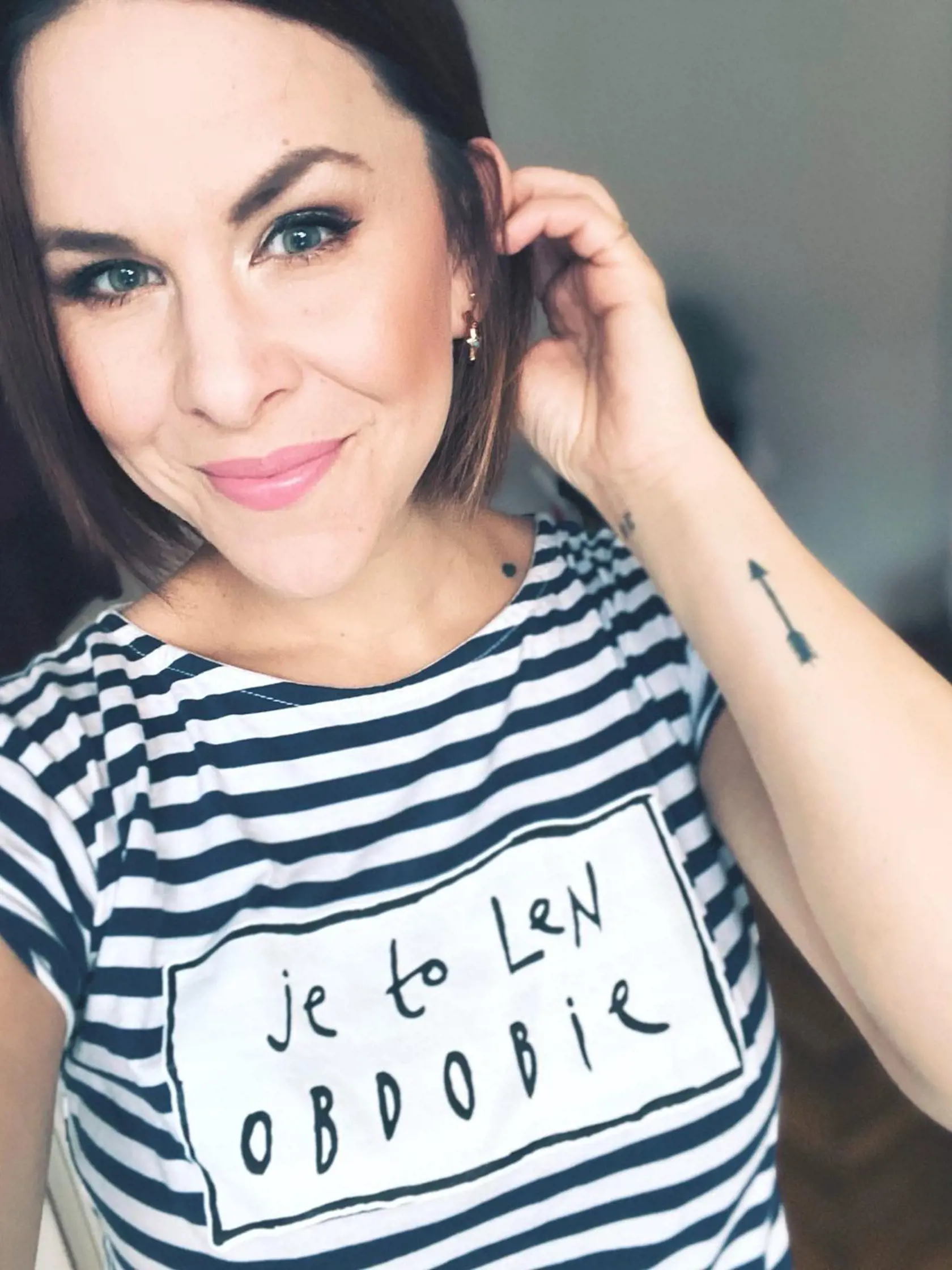 Kristína Tormová pôsobí na zábere ako dievčatko. 
