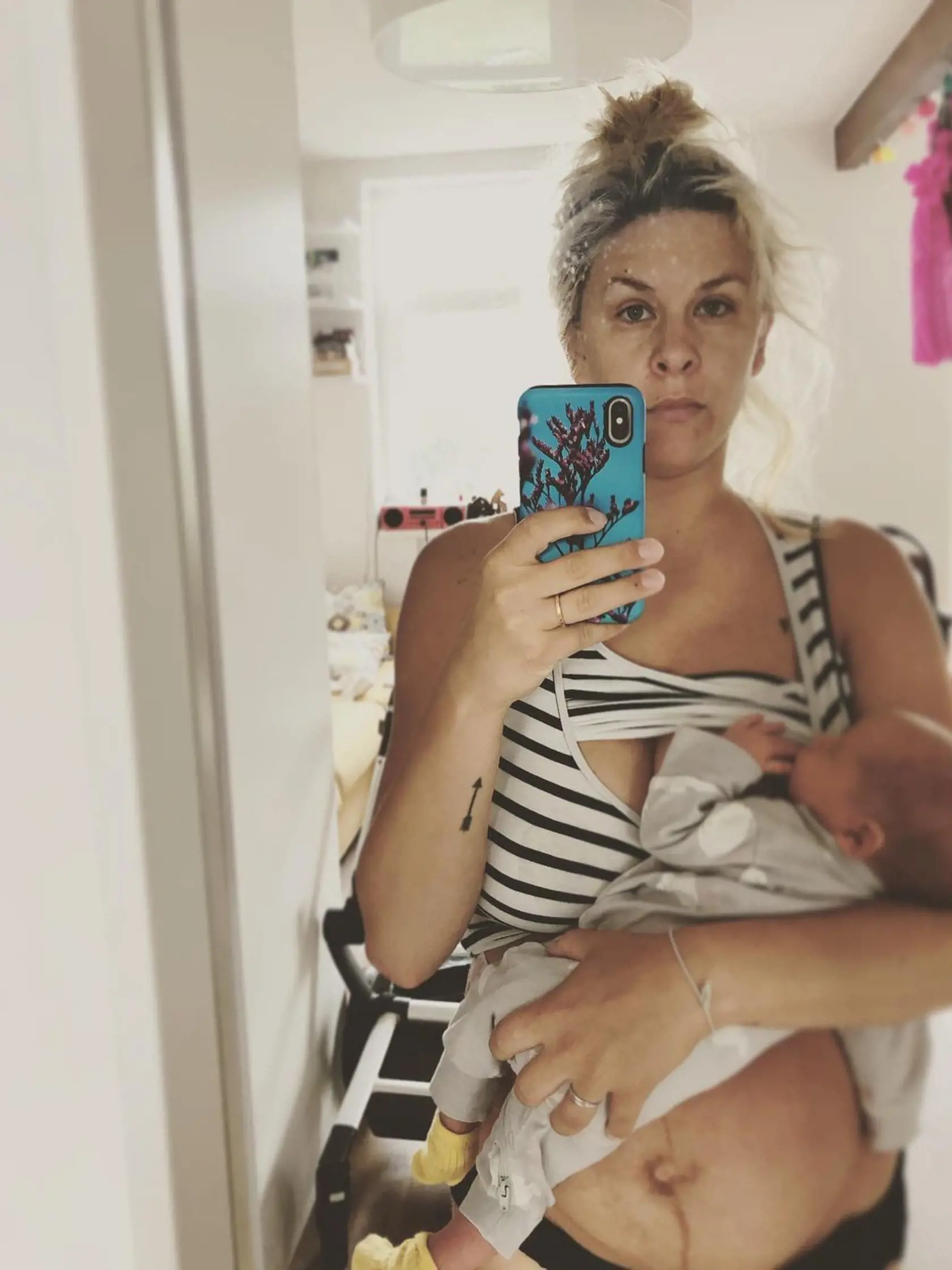 Kristína Tormová nemá problém ukázať sa aj unavená, nenalíčená.