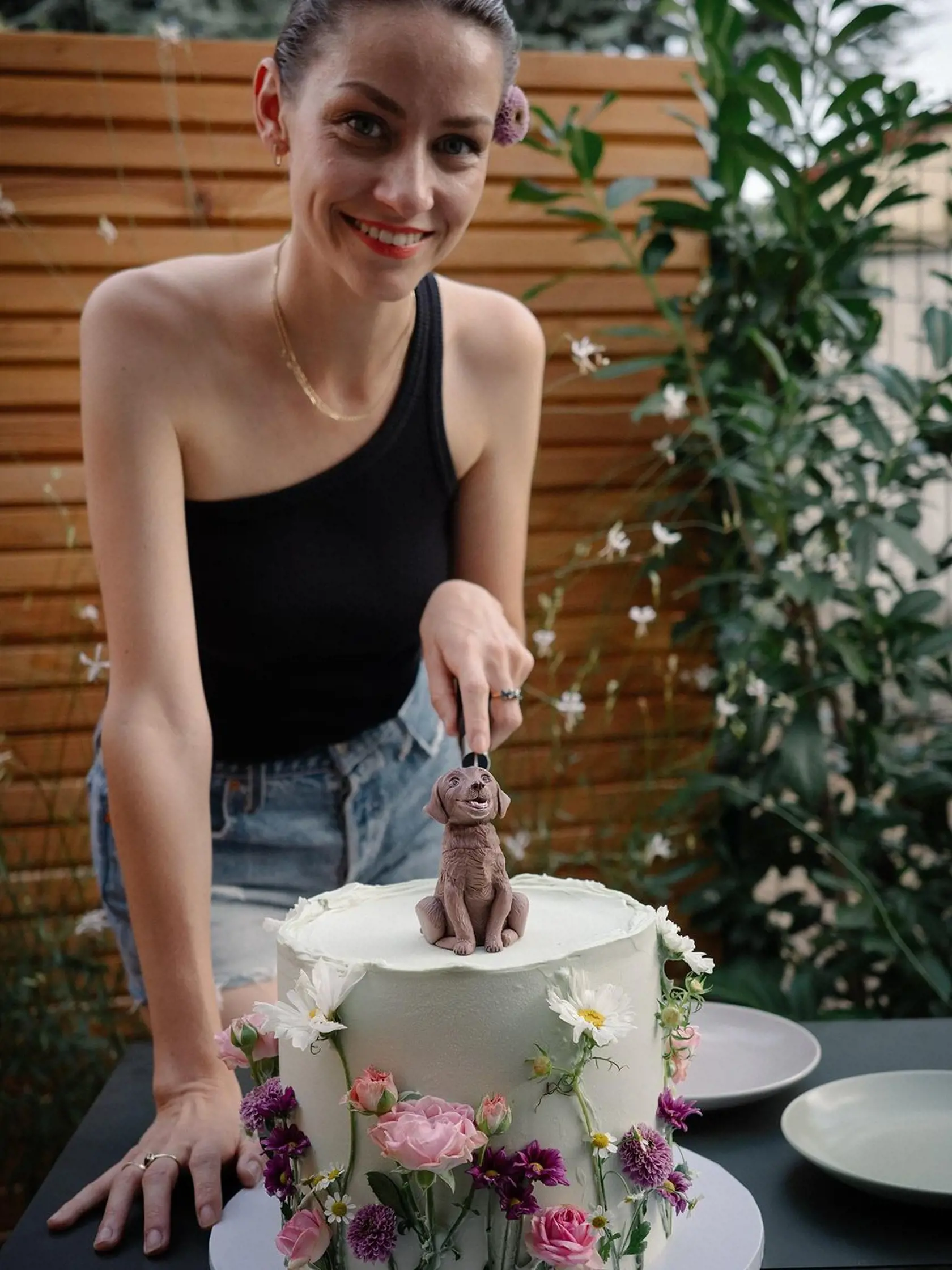 Babsy a narodeninová torty jej dcérky