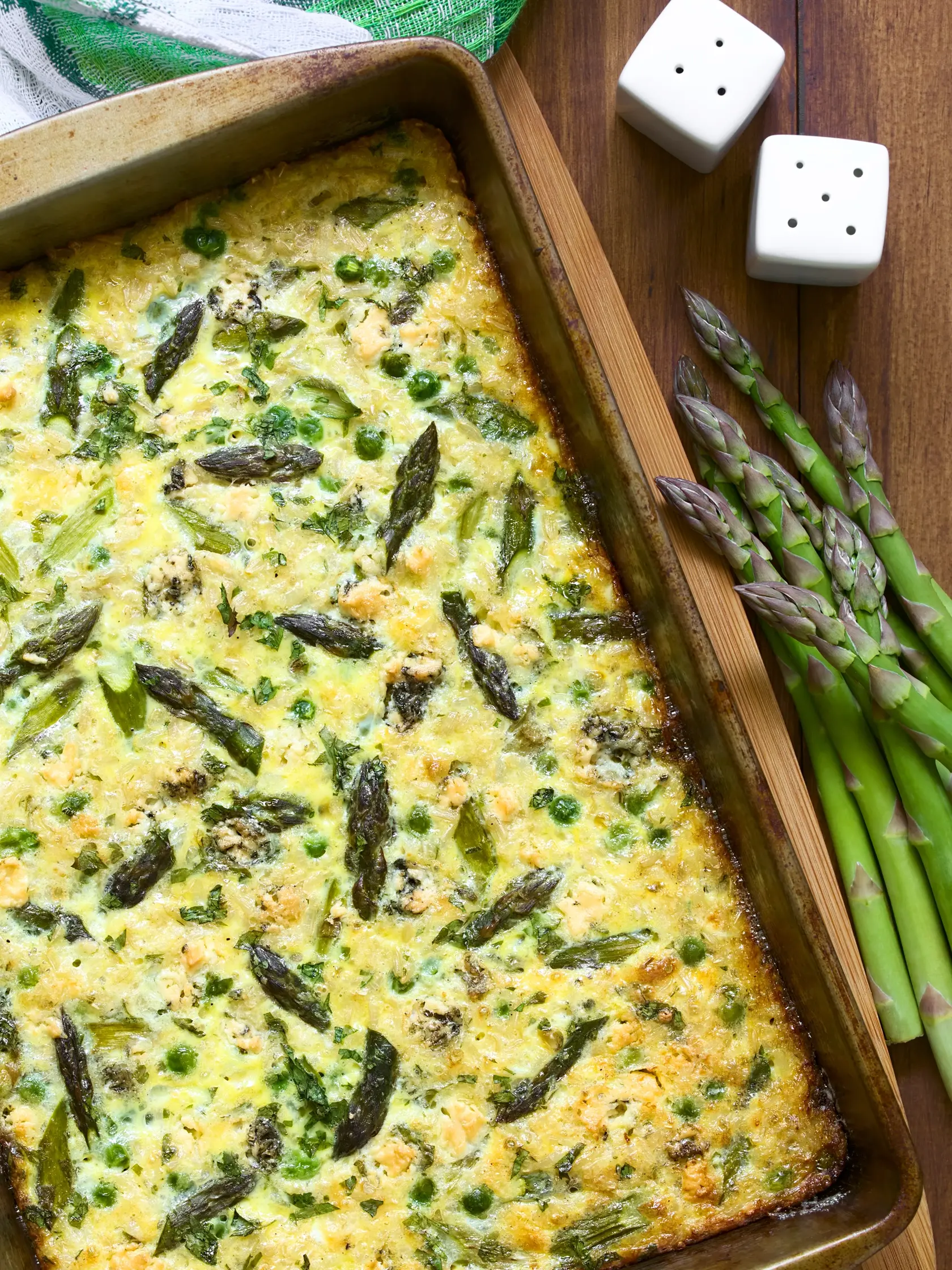 Frittata s hráškom